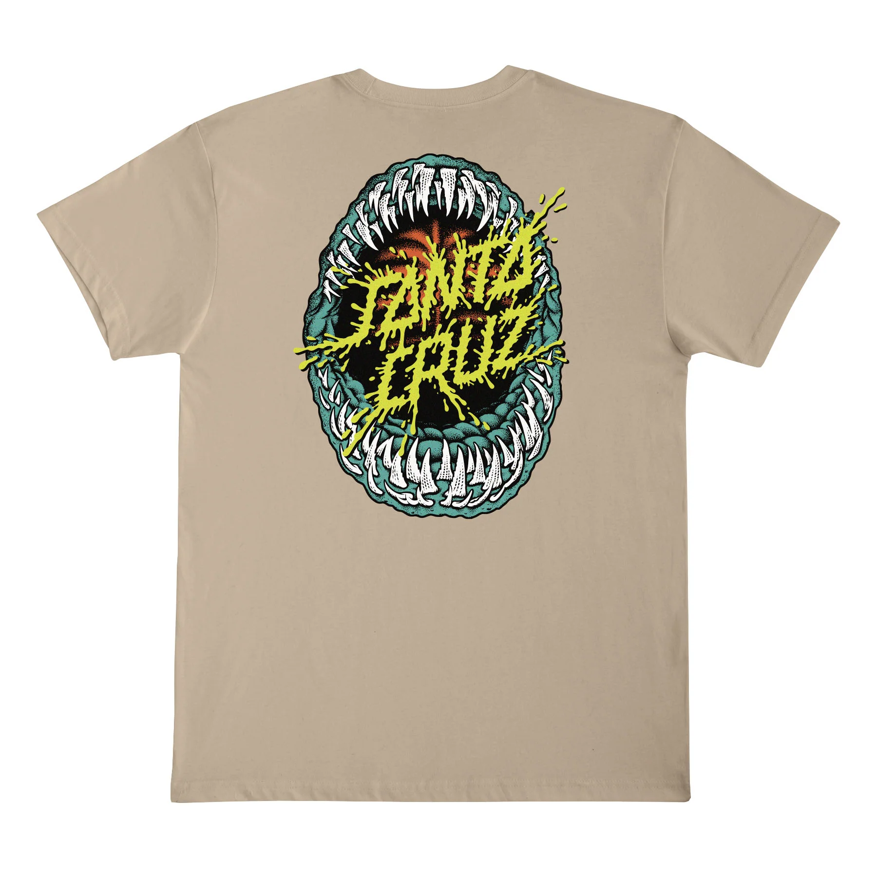 Shark Jaw Mens Santa Cruz T-Shirt - Image 4