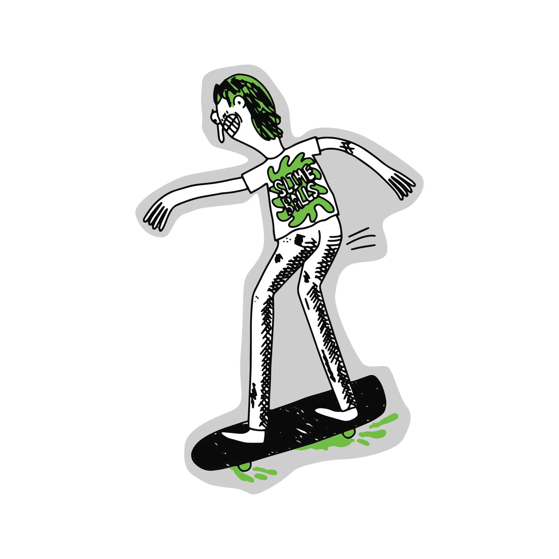 Jay Howell Slime Misfit 3.5in Slime Balls Stickers (25 Pack)