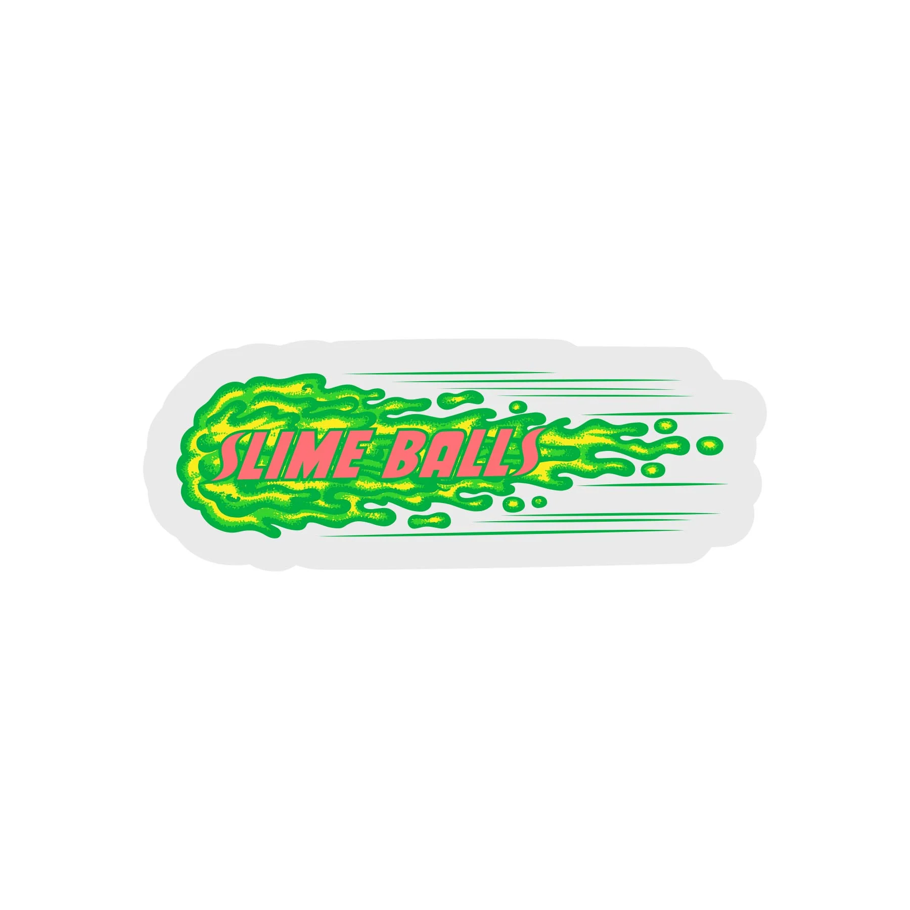 Snot Rocket 3.5in Slime Balls Stickers (25 Pack)