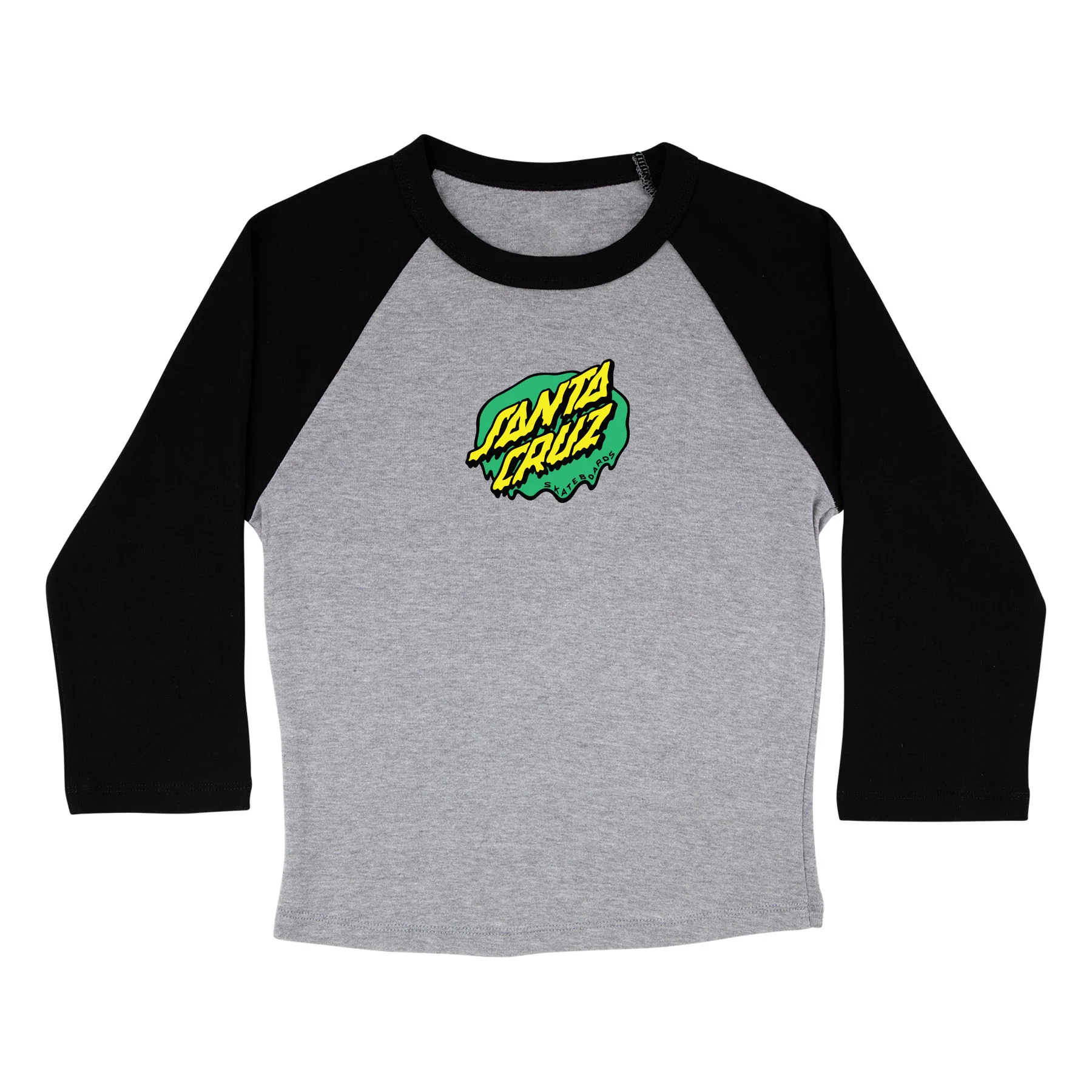 Slime Dot 3/4 Sleeve Womens Santa Cruz T-Shirt