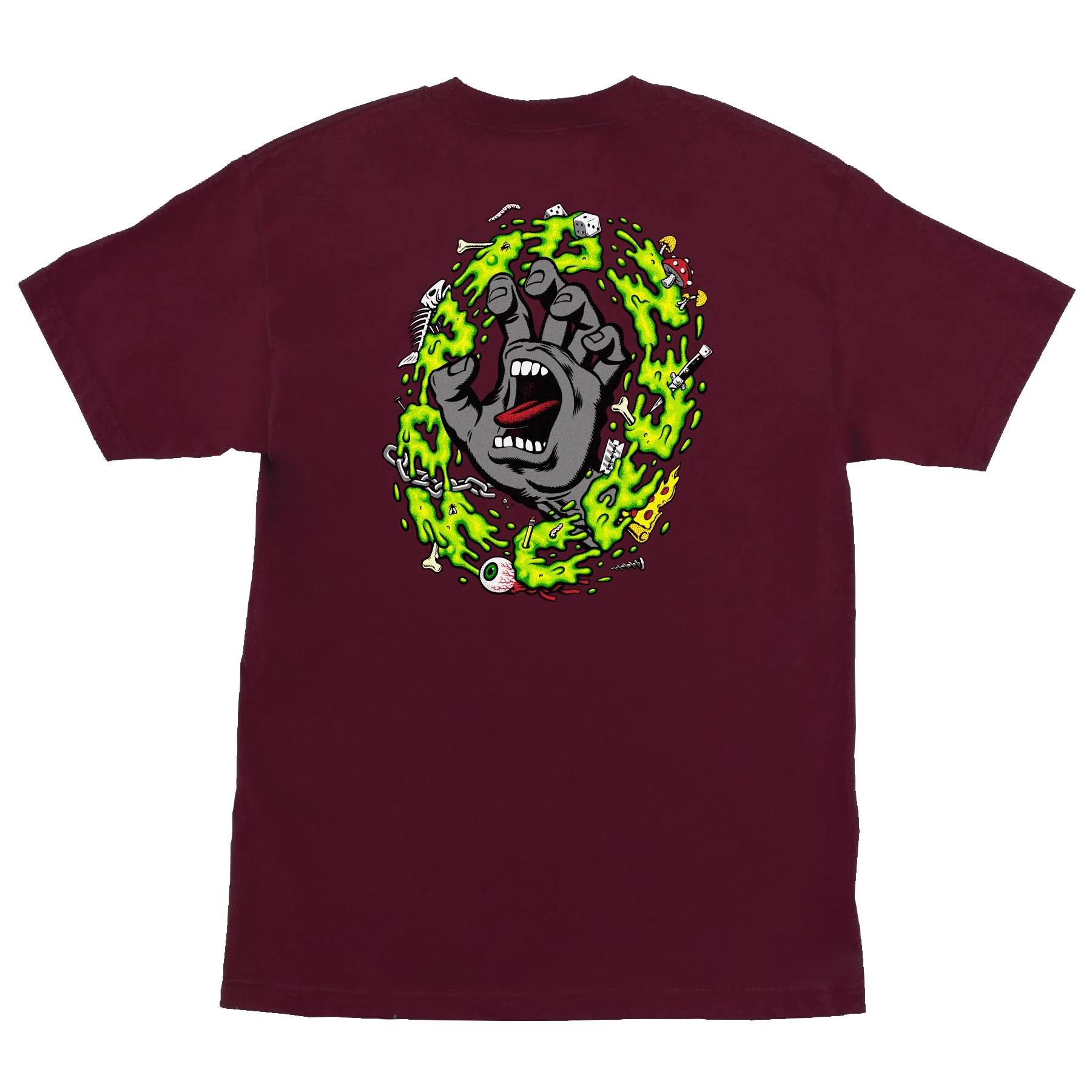 Slime Scream Mens Santa Cruz T-Shirt - Image 4