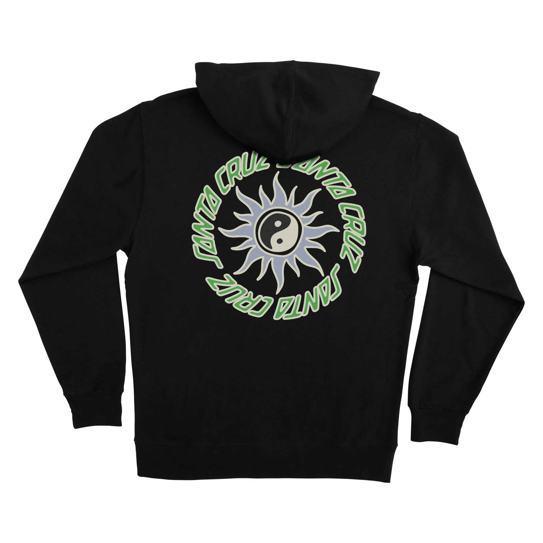 Sol Spiral Womens Santa Cruz Crop Hoodie - Image 2
