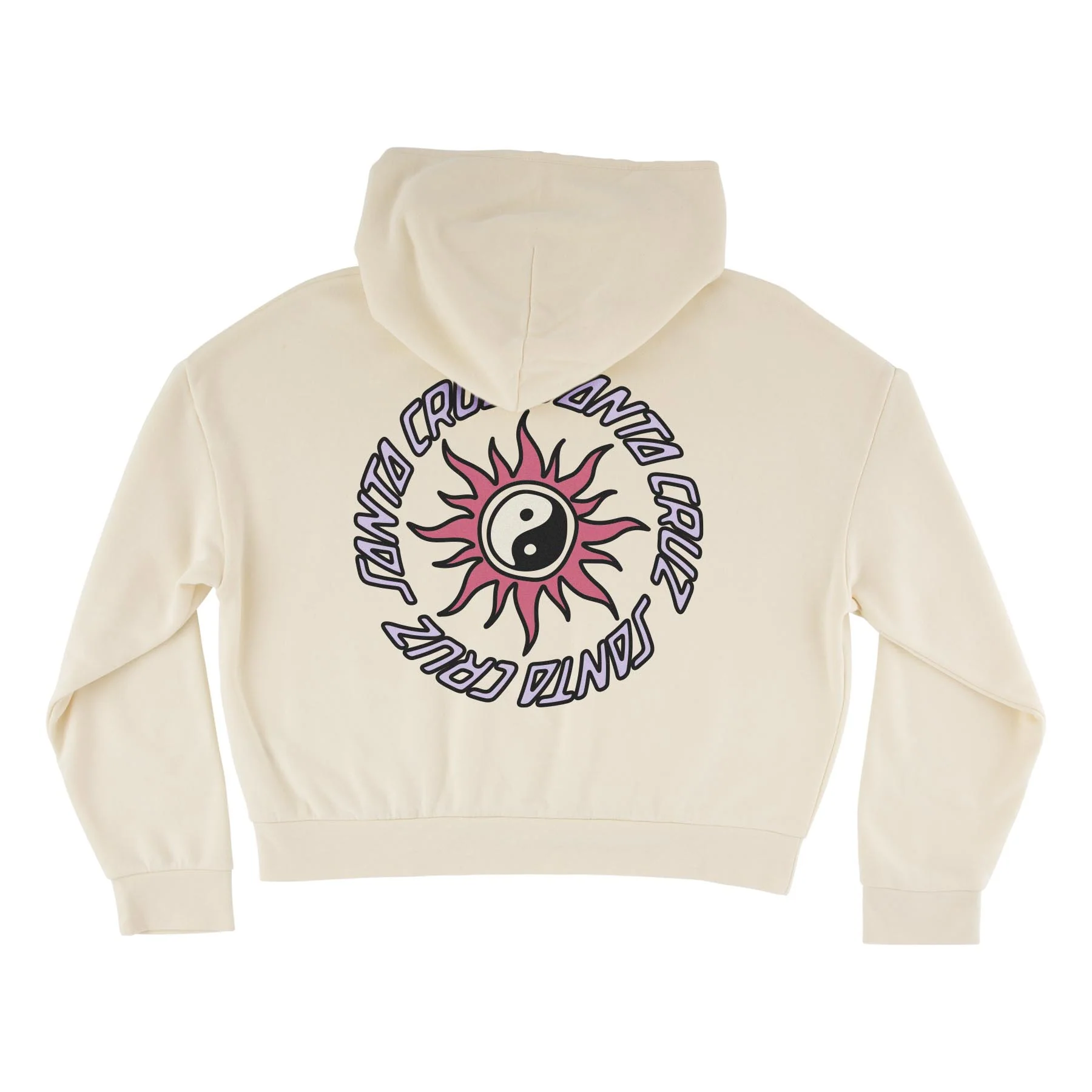 Sol Spiral Womens Santa Cruz Crop Hoodie - Image 4