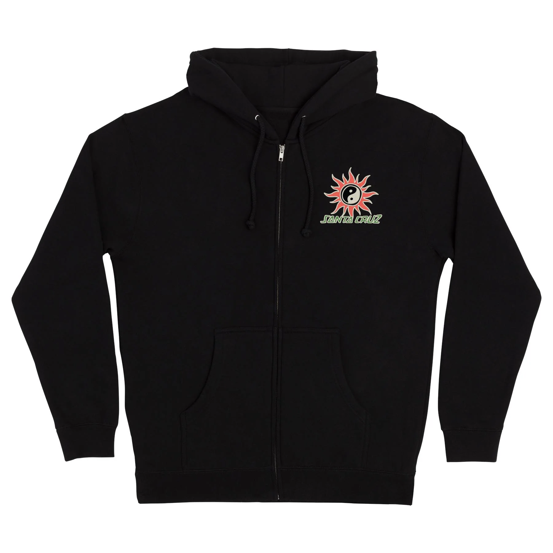 Sol Spiral Mens Santa Cruz Zip Hoodie