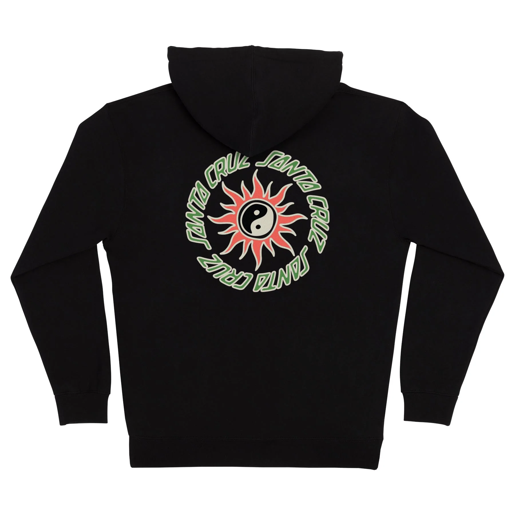 Sol Spiral Mens Santa Cruz Zip Hoodie - Image 2