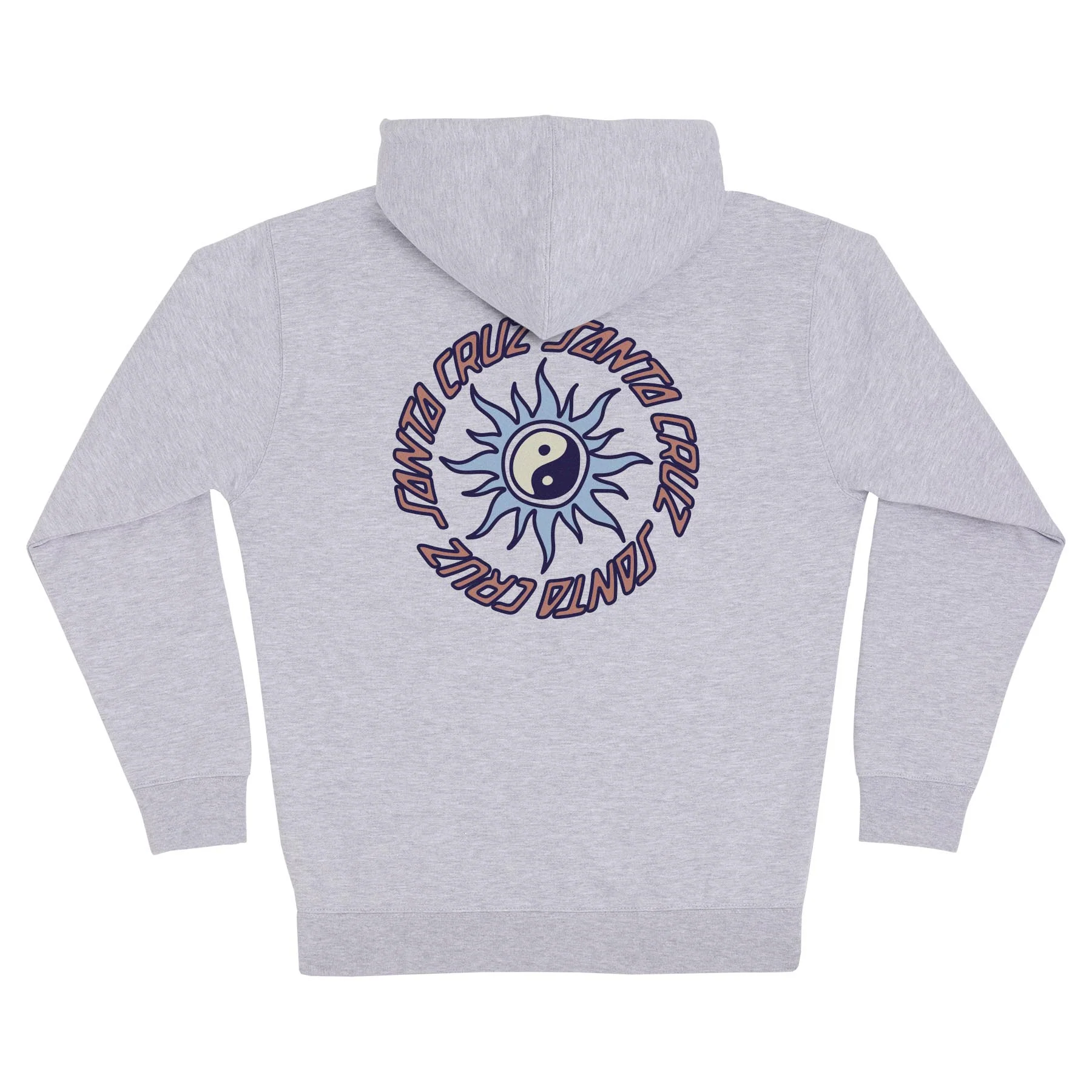 Sol Spiral Mens Santa Cruz Zip Hoodie - Image 4