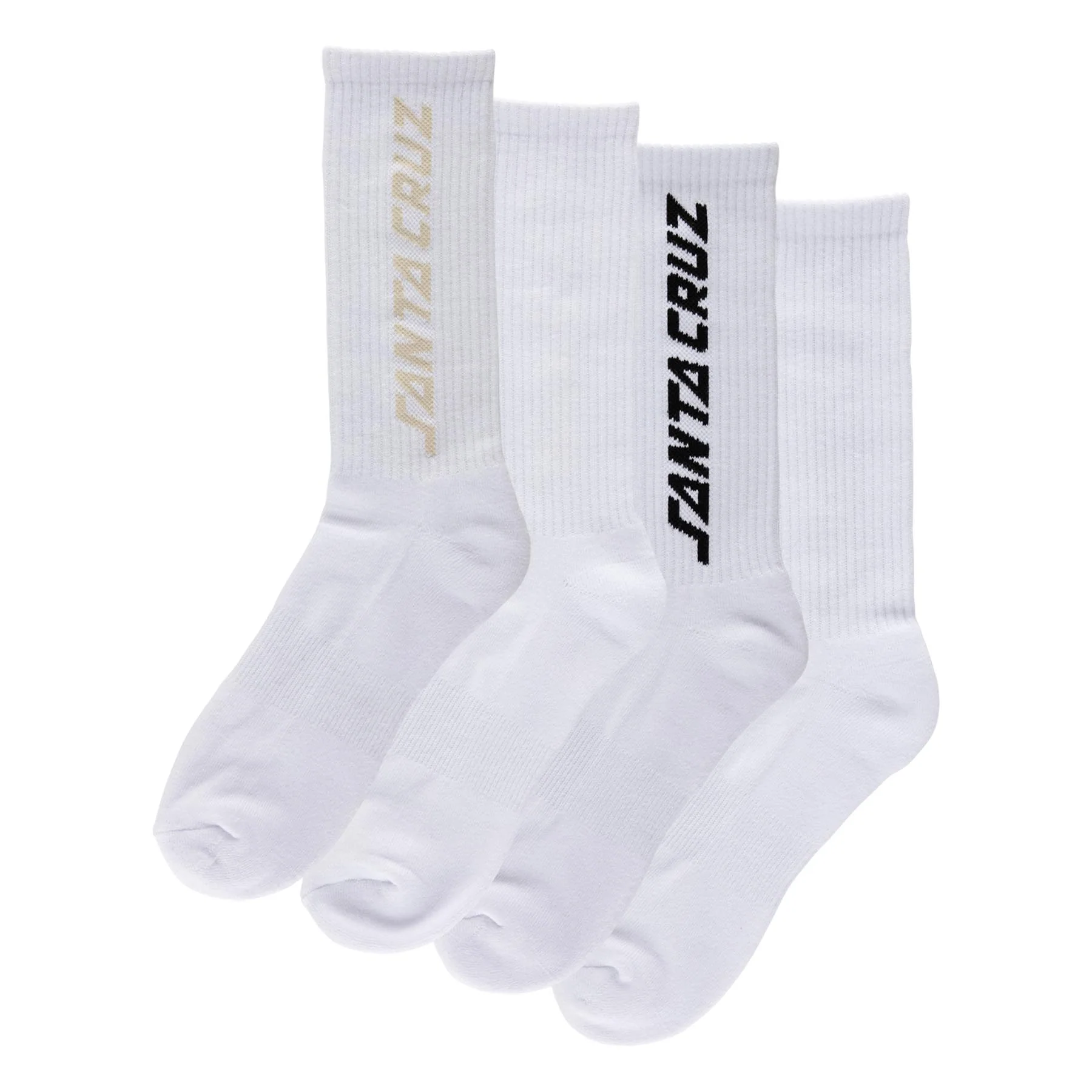 Solid Strip Mens Santa Cruz Socks X2 Pairs - Image 2