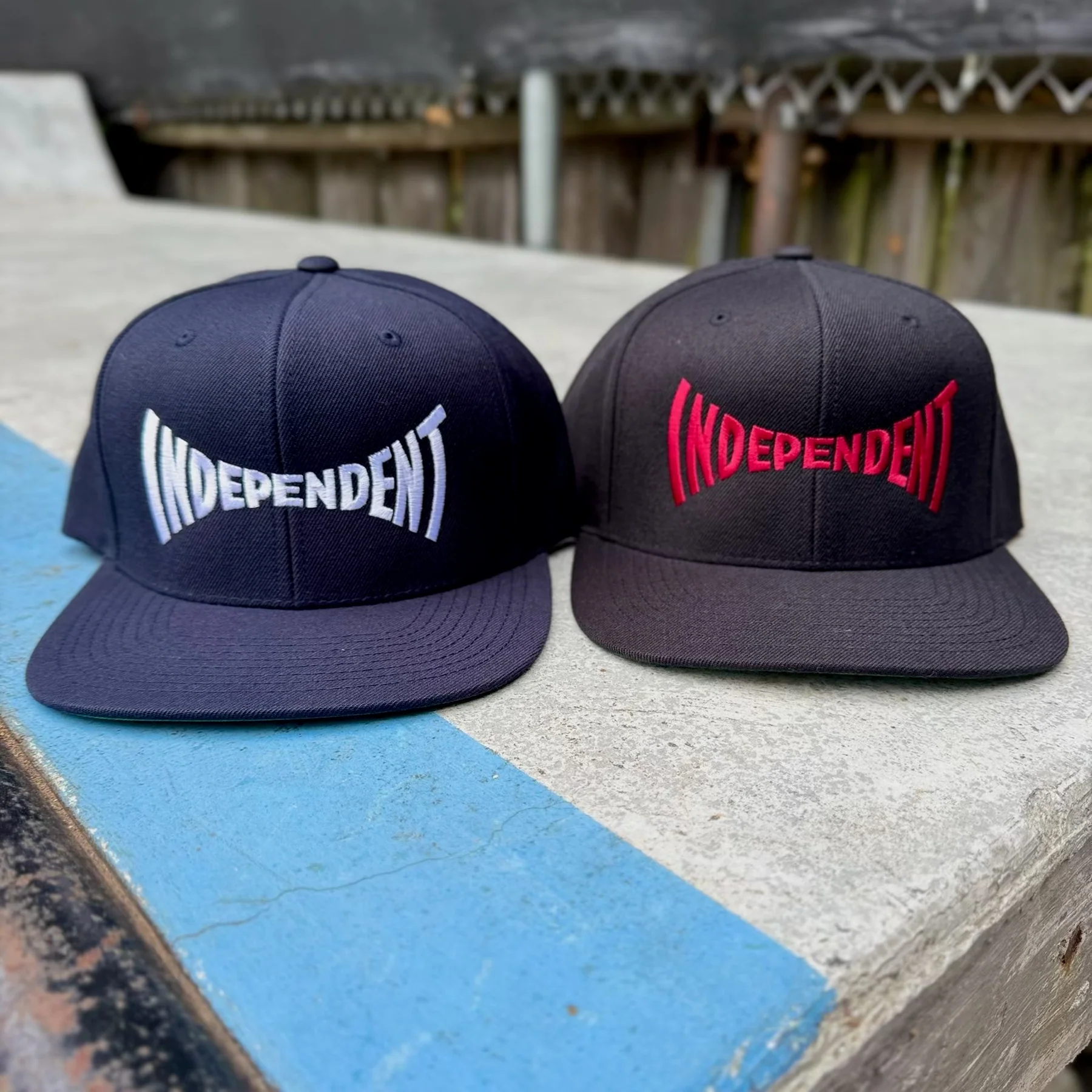 Span Embroidered Snapback Independent Hat - Image 10