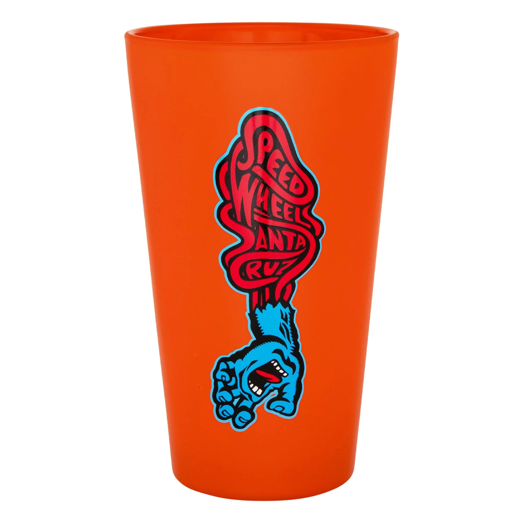 Speed Wheels Screaming Hand OJ Pint Glass