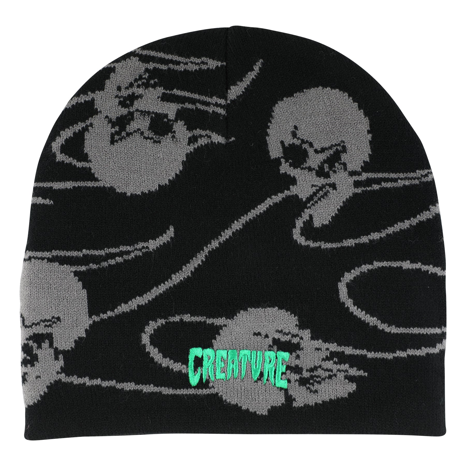 Spiral Santa Cruz Skull Beanie