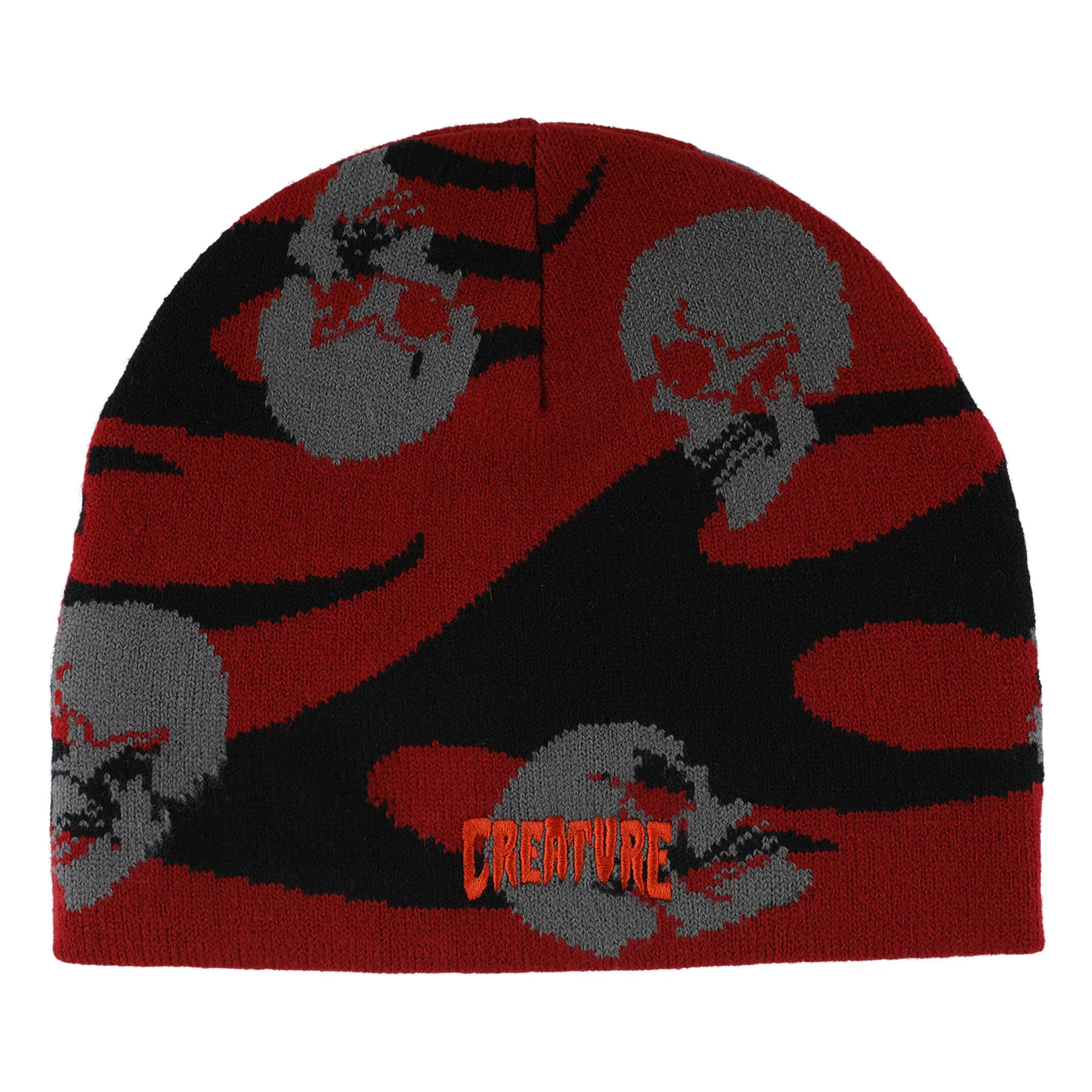 Spiral Santa Cruz Skull Beanie - Image 3