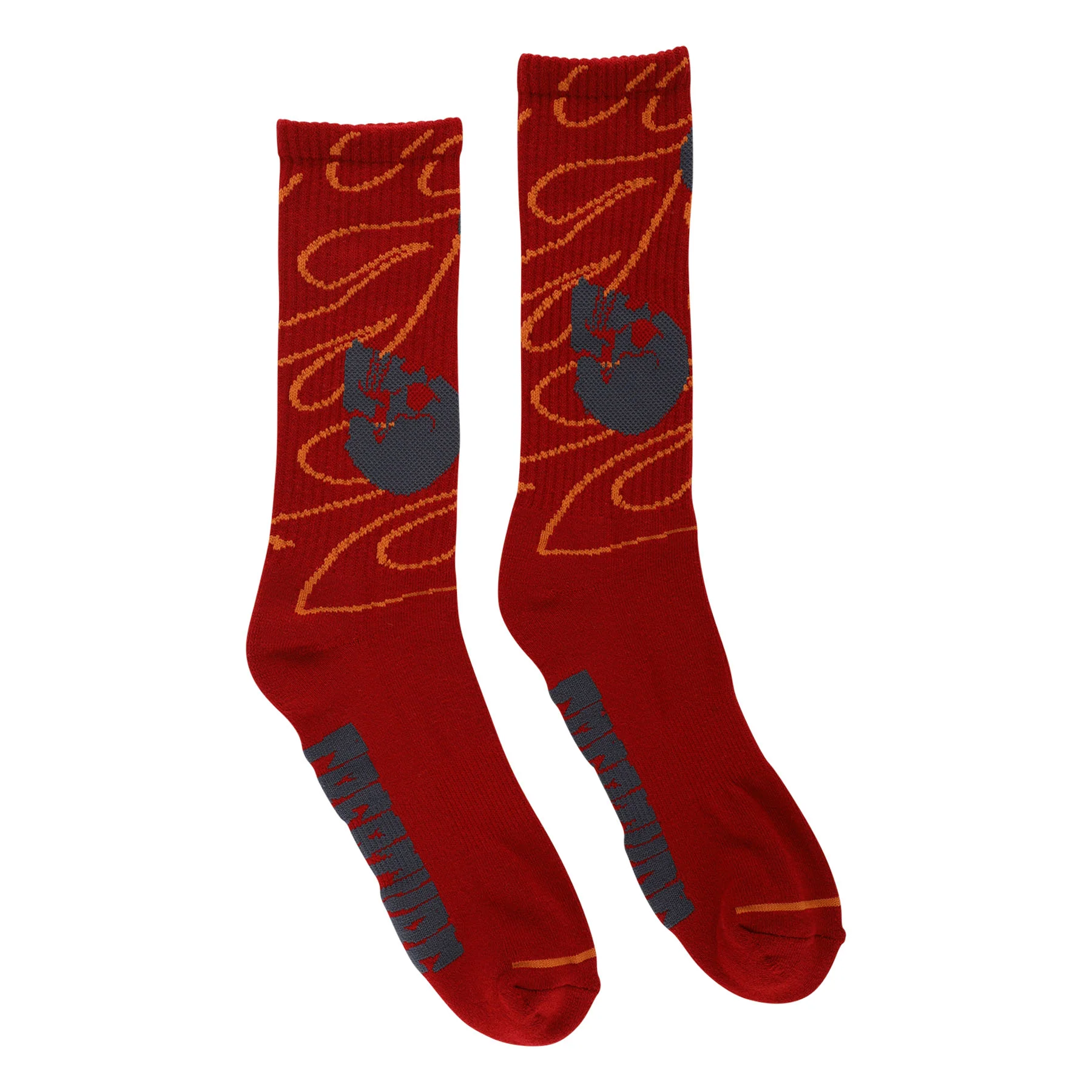 Spiral Skull Mens Creature Socks - Image 4