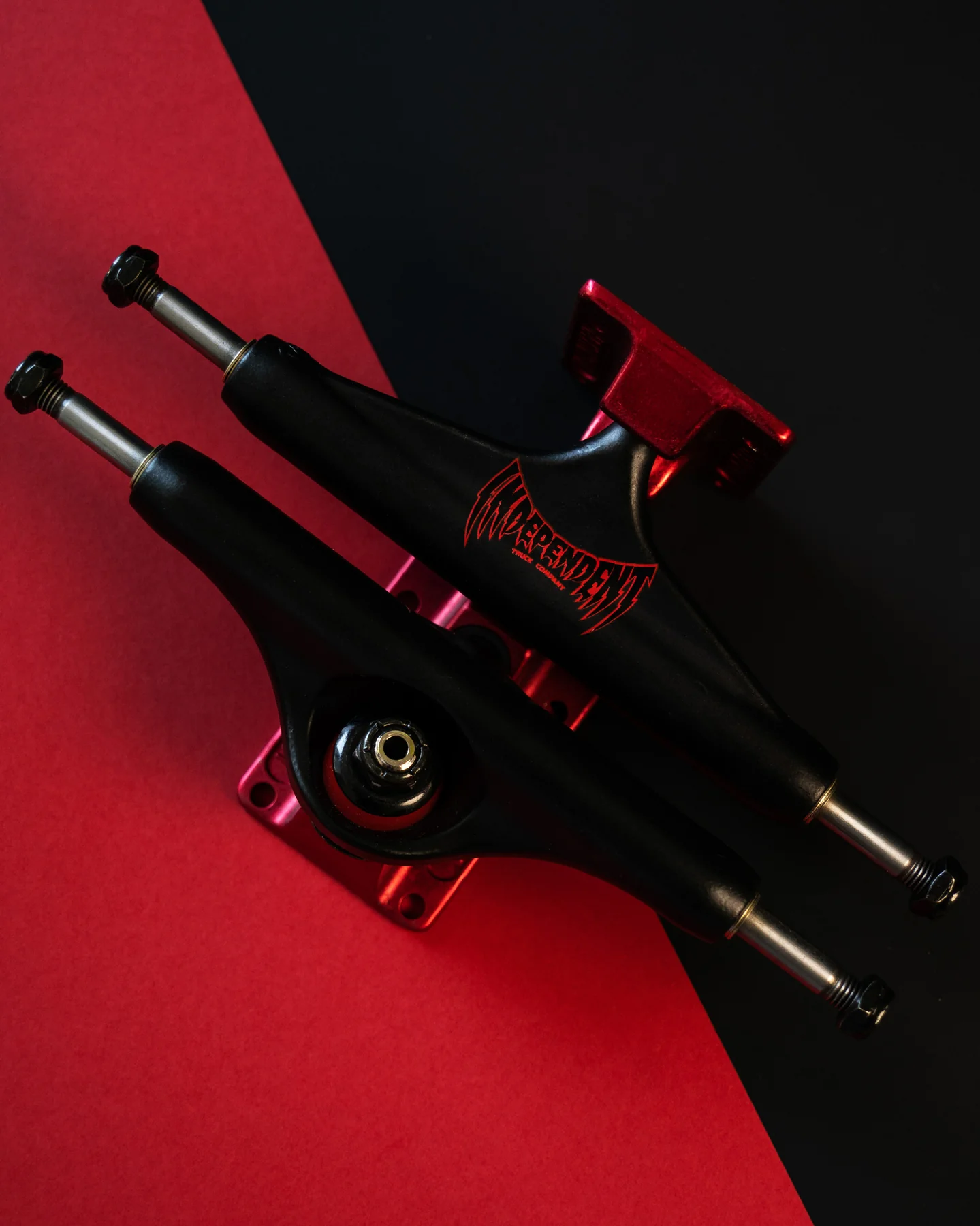 Stage 11 Voltage Span Black / Ano Red Forged Hollow Independent Skateboard Truck - Image 5