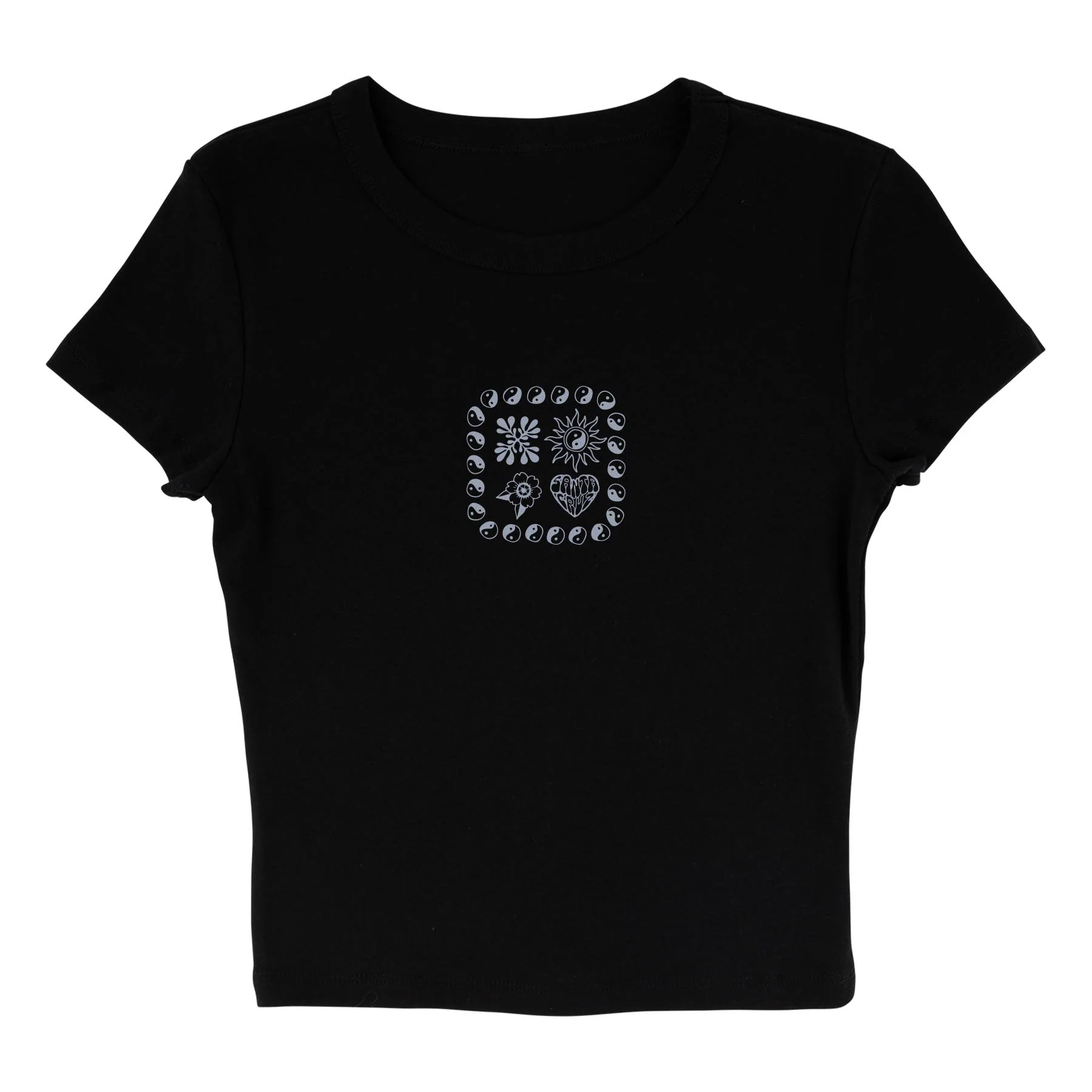 Strange Heart Womens Santa Cruz Crop T-Shirt