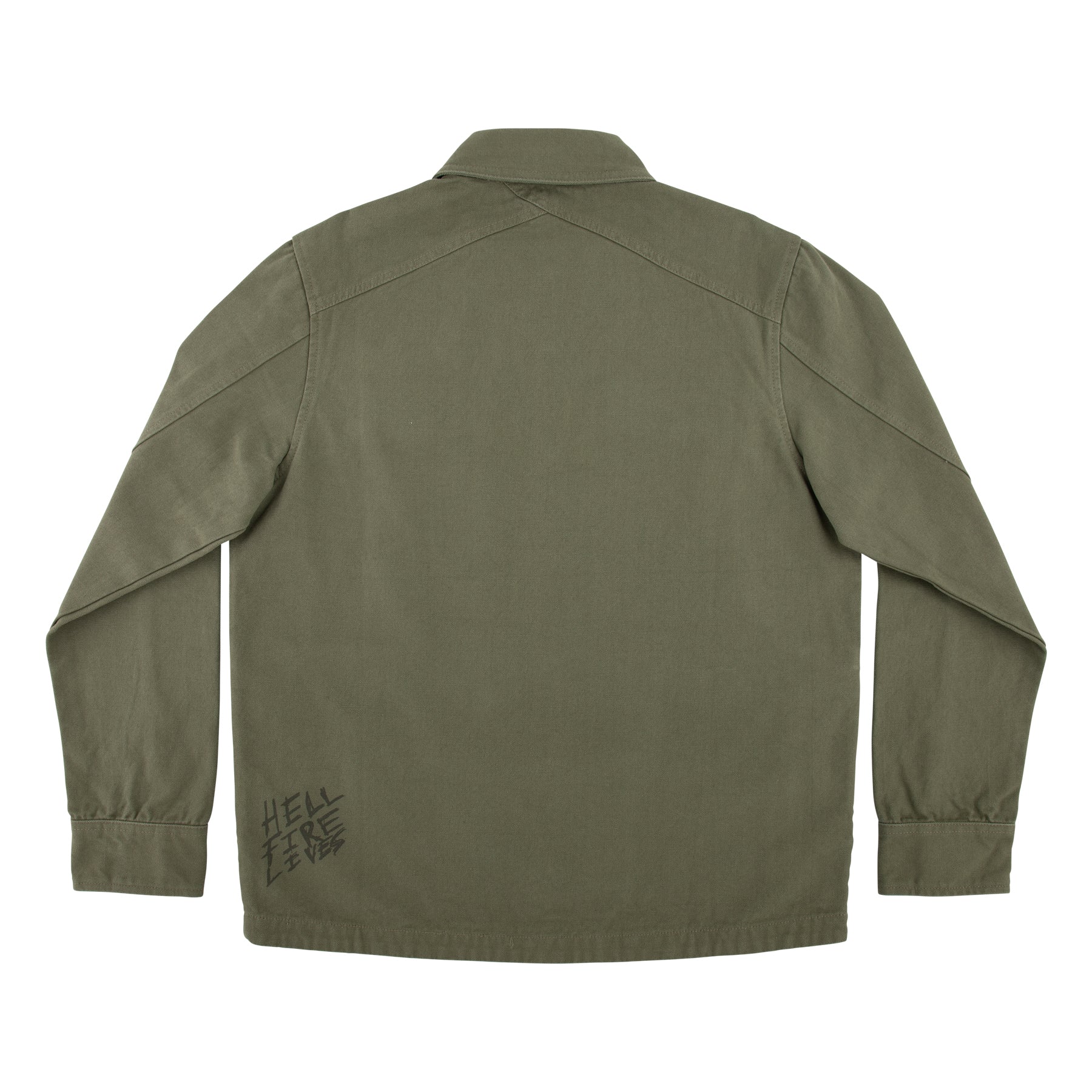 Stranger Things Crawl Mens Santa Cruz Military Jacket - Image 3