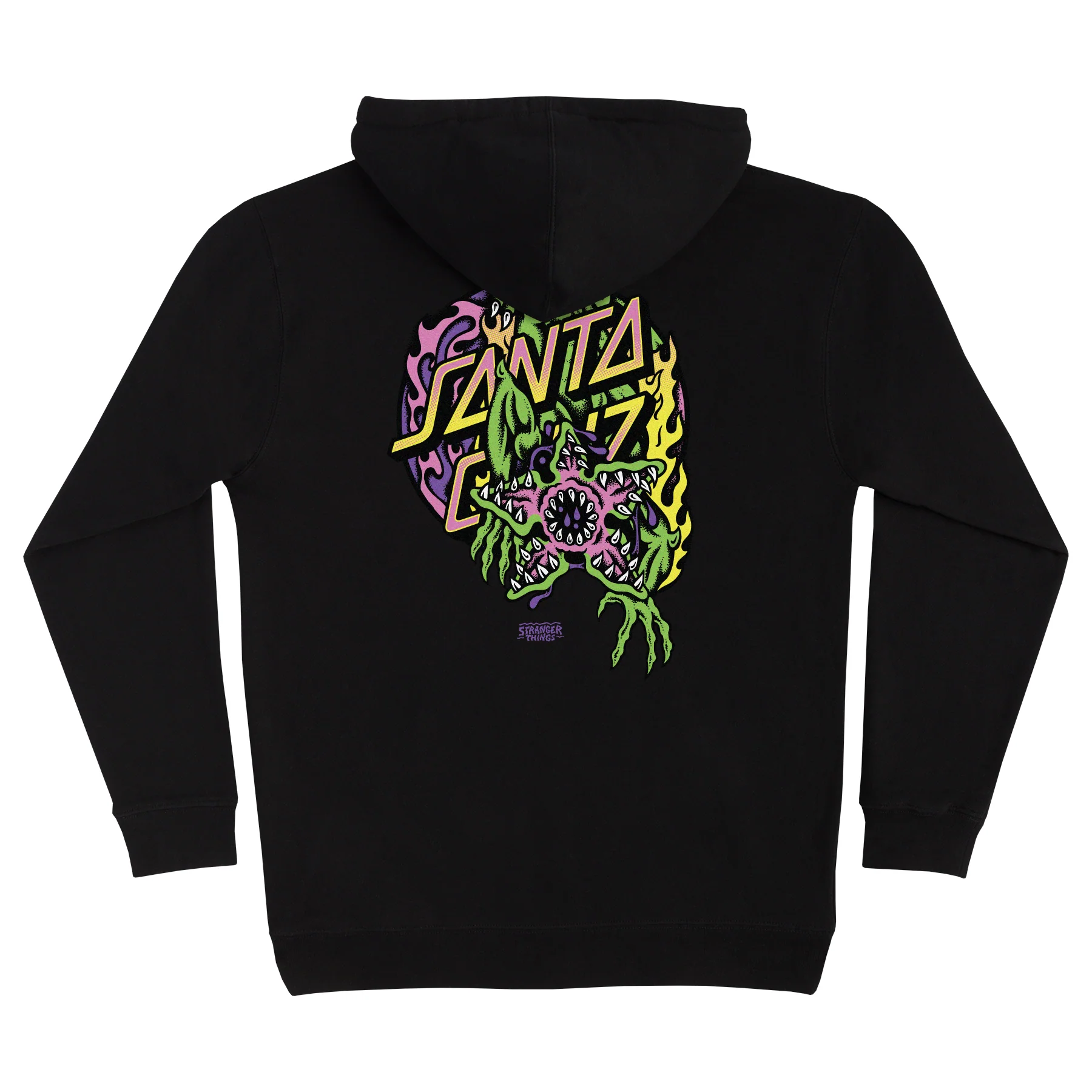 Stranger Things Demogorgon Dot Mens Santa Cruz Hoodie - Image 2
