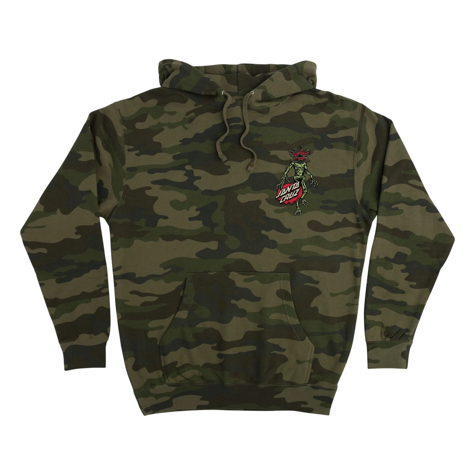 Stranger Things Demogorgon Dot Mens Santa Cruz Hoodie - Image 3