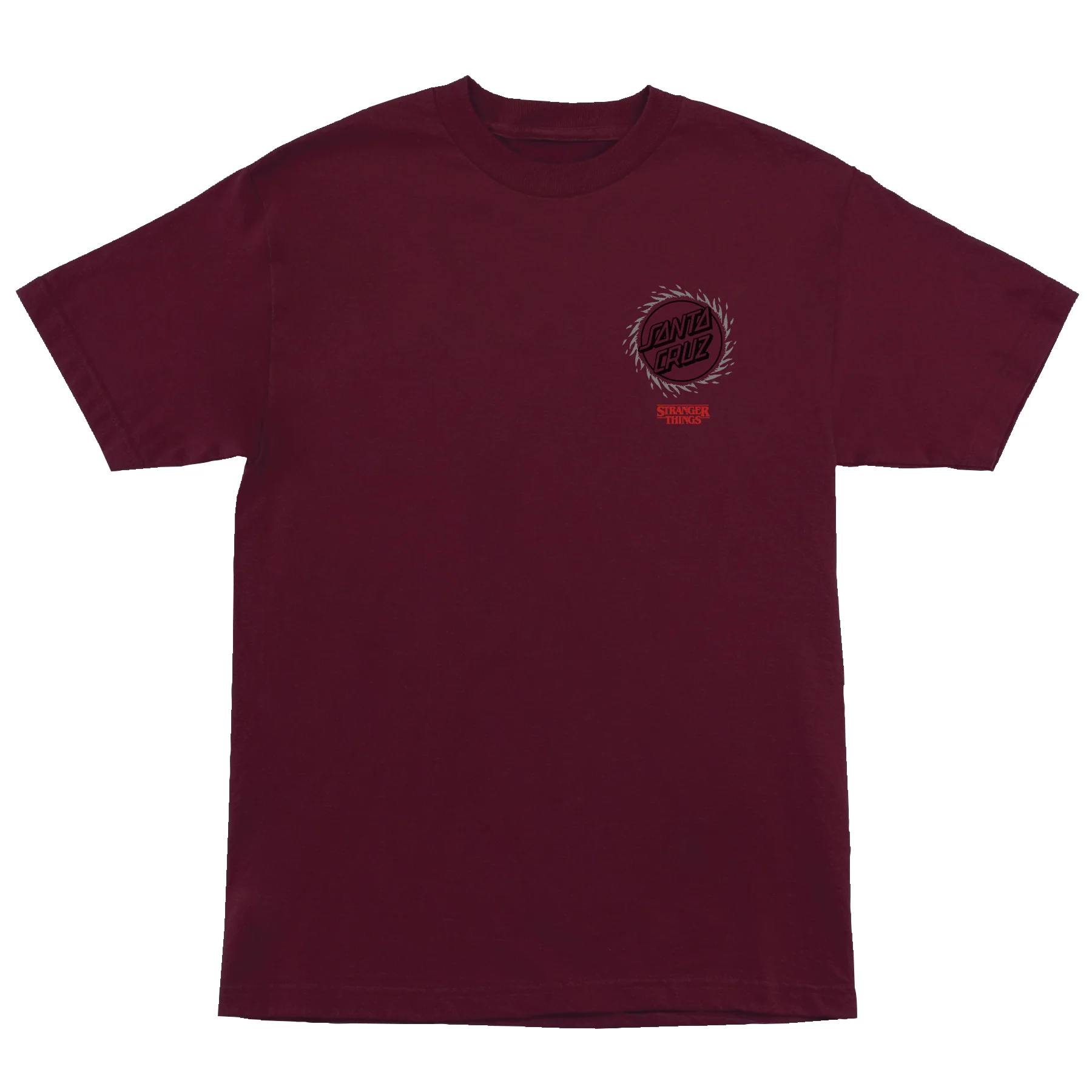 Stranger Things Hellfire Pit Mens Santa Cruz T-Shirt - Image 3