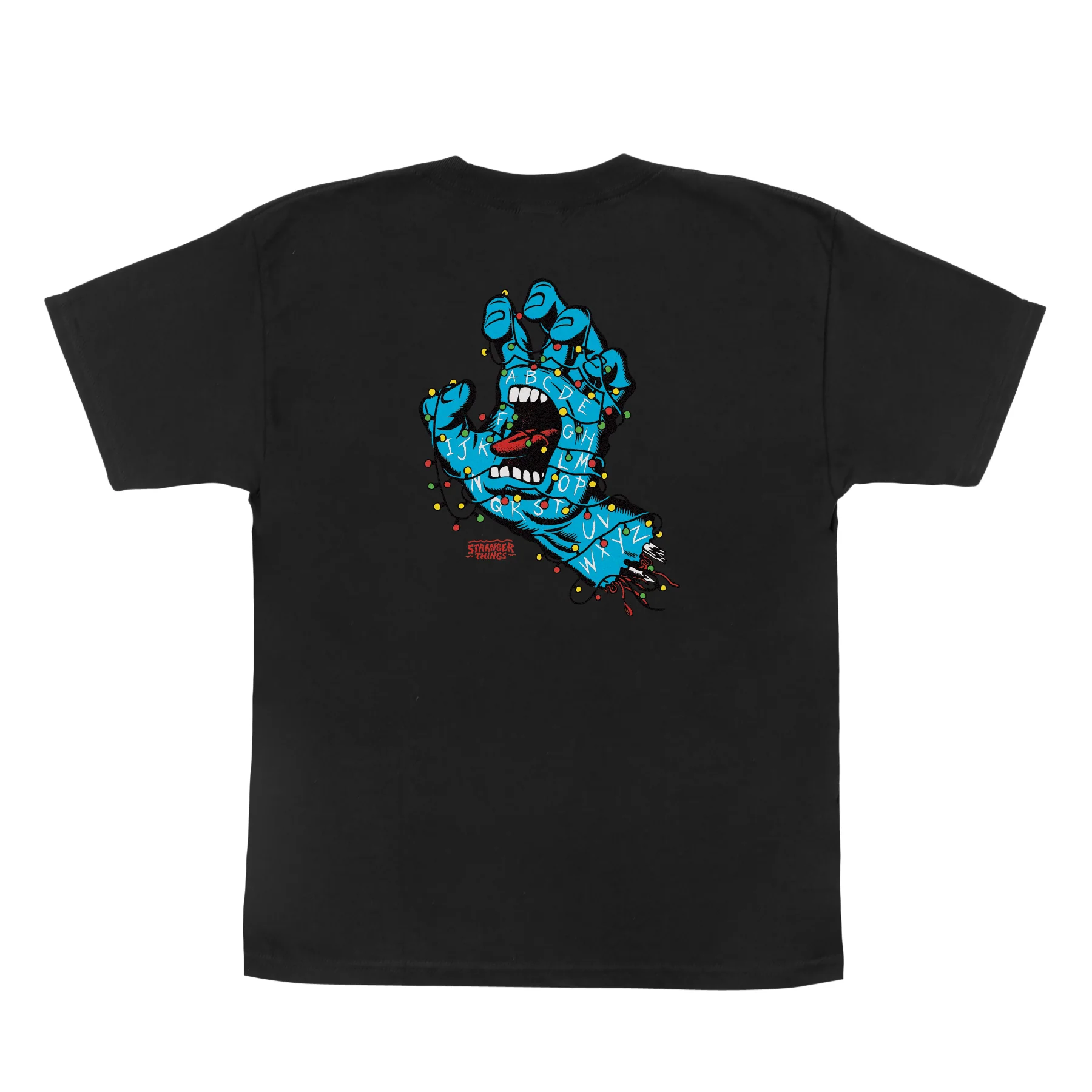 Stranger Things Screaming Lights Youth Santa Cruz T-Shirt - Image 2