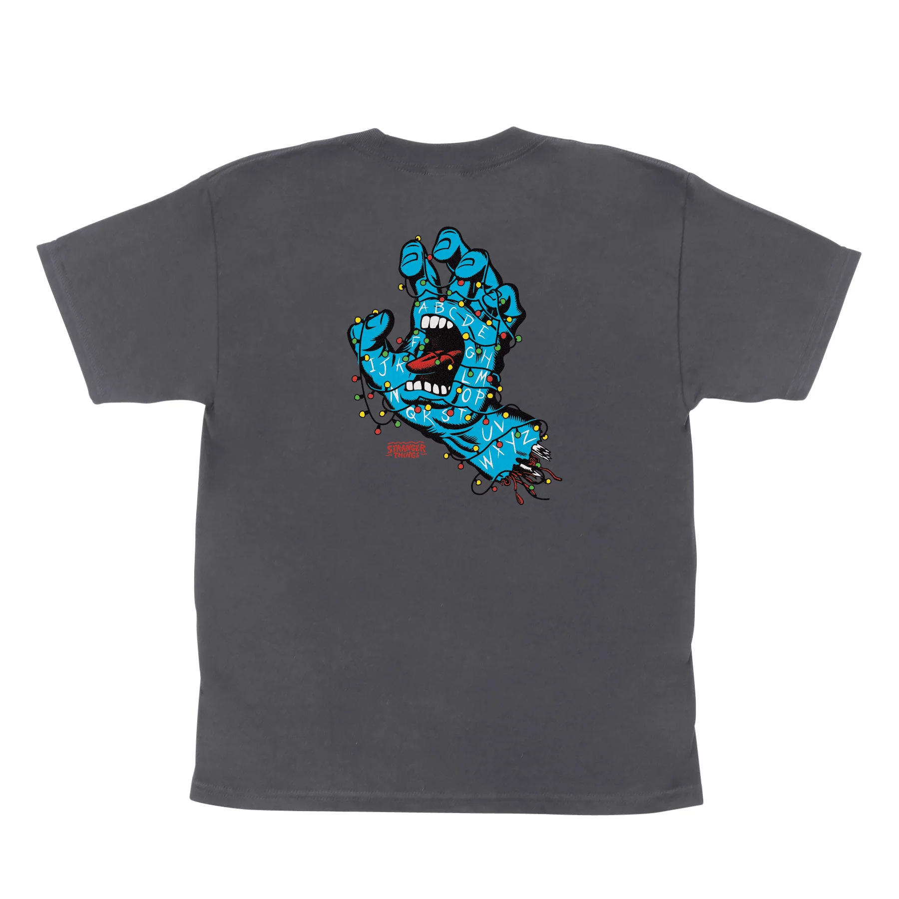 Stranger Things Screaming Lights Youth Santa Cruz T-Shirt - Image 4