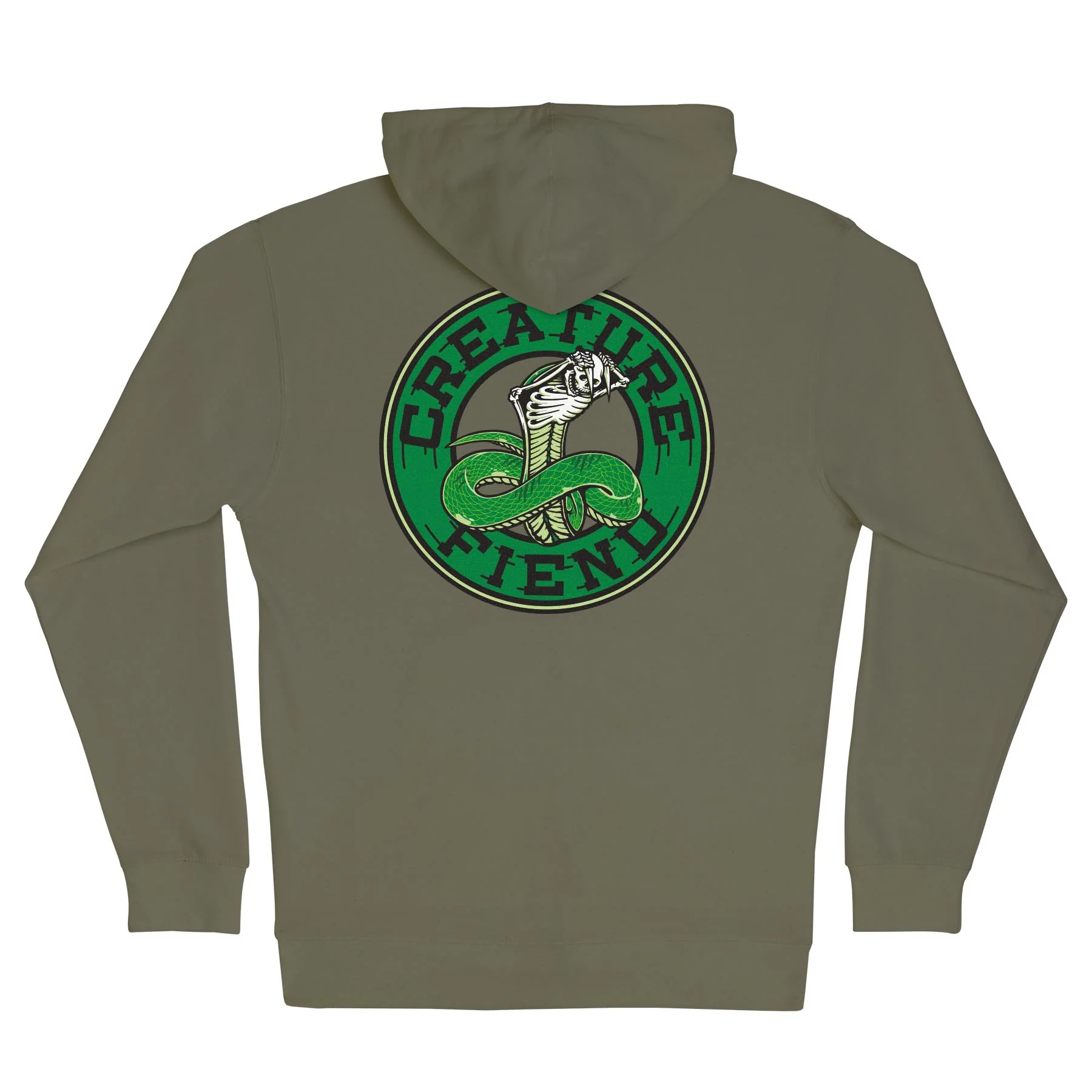 Strike Fast Relic Mens Creature Zip Hoodie - Image 2