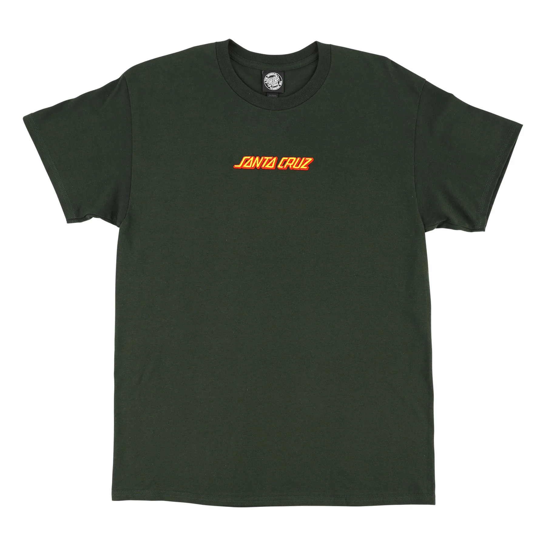 Strip Embroidered Mens Santa Cruz T-Shirt - Image 3