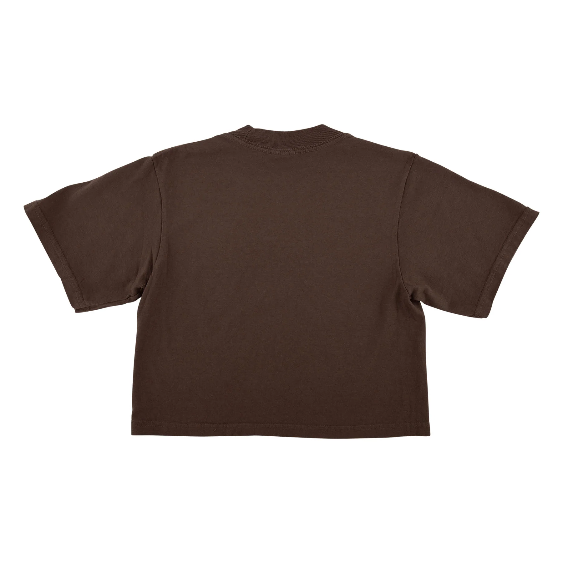 Sun Stamp Front Womens Santa Cruz Crop T-Shirt - Image 2