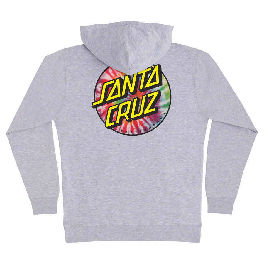 Tie Dye Dot Mens Santa Cruz Hoodie - Image 4
