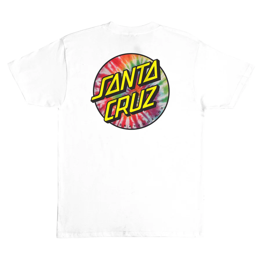 Tie Dye Dot Mens Santa Cruz T-Shirt - Image 4