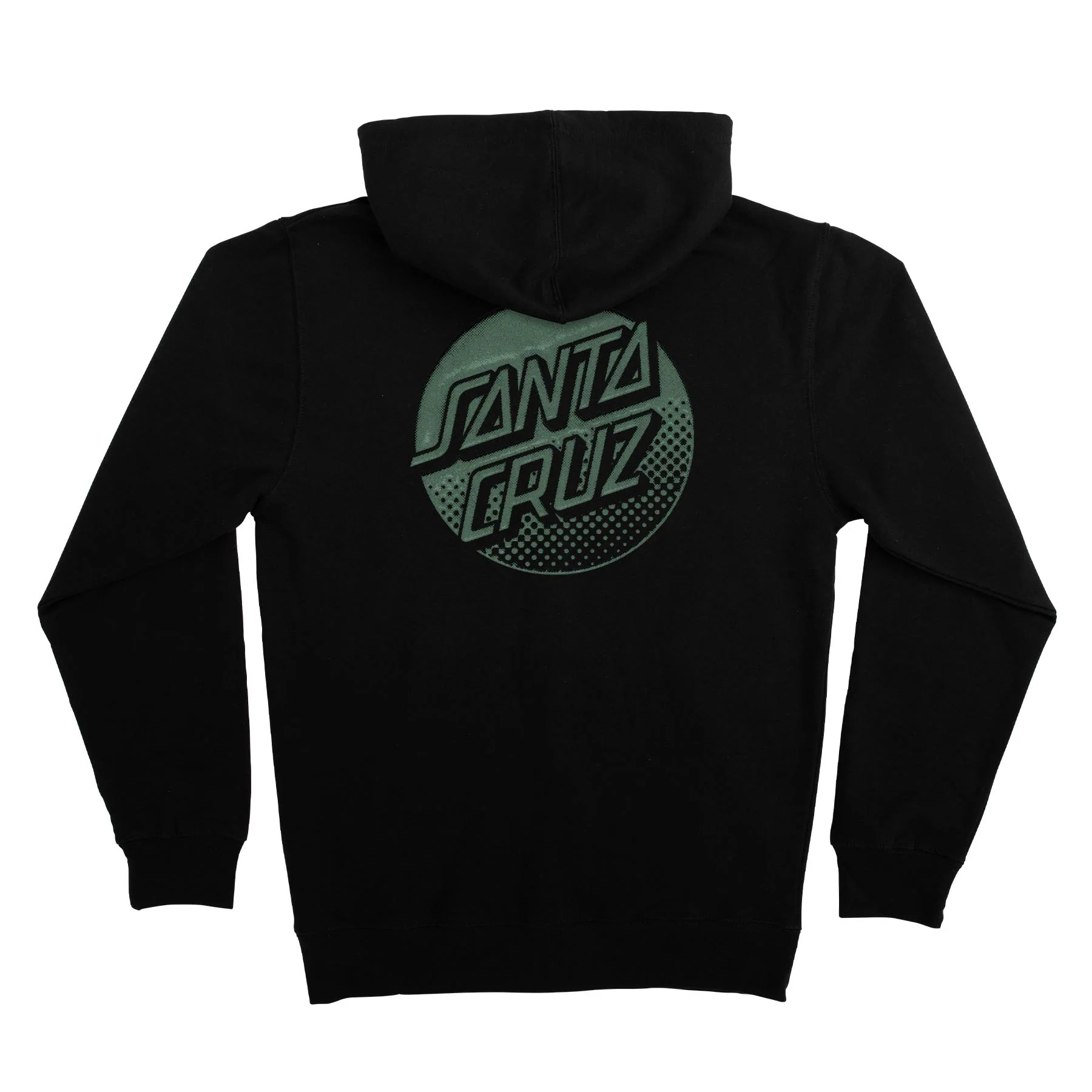 Tone Stamped Dot Womens Santa Cruz Zip Hoodie - Image 4