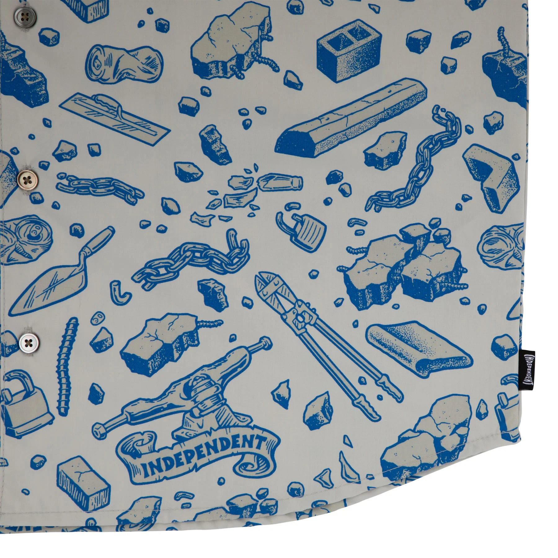 Under The Bridge Pattern Independent Mens Shirt - Image 3