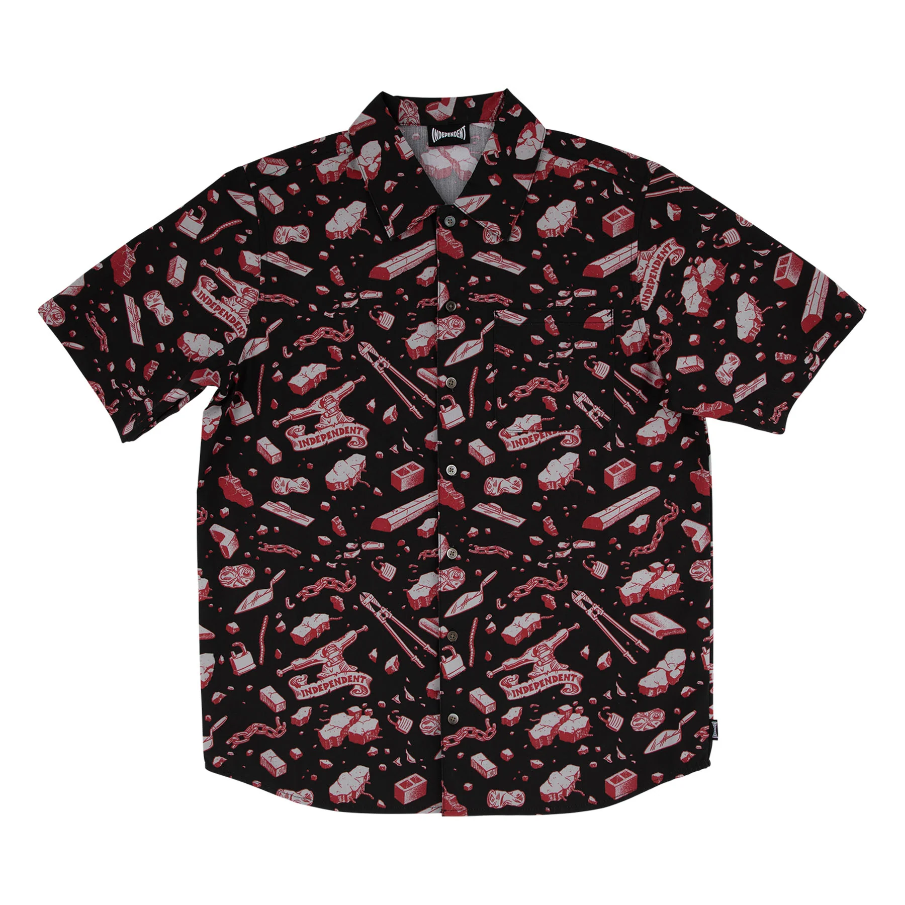 Under The Bridge Pattern Independent Mens Shirt - Image 5