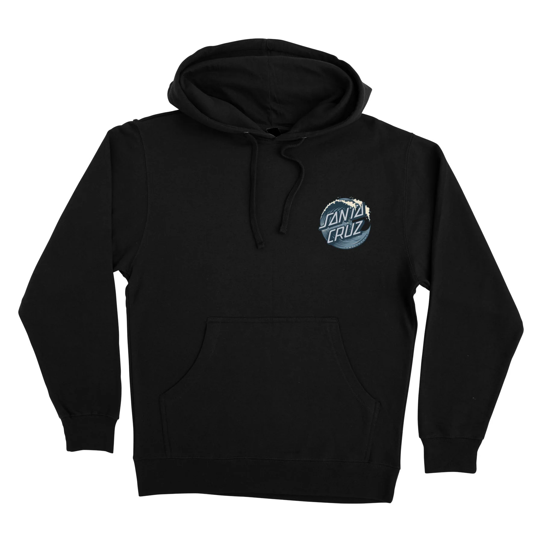 Wave Dot Chest Womens Santa Cruz Hoodie