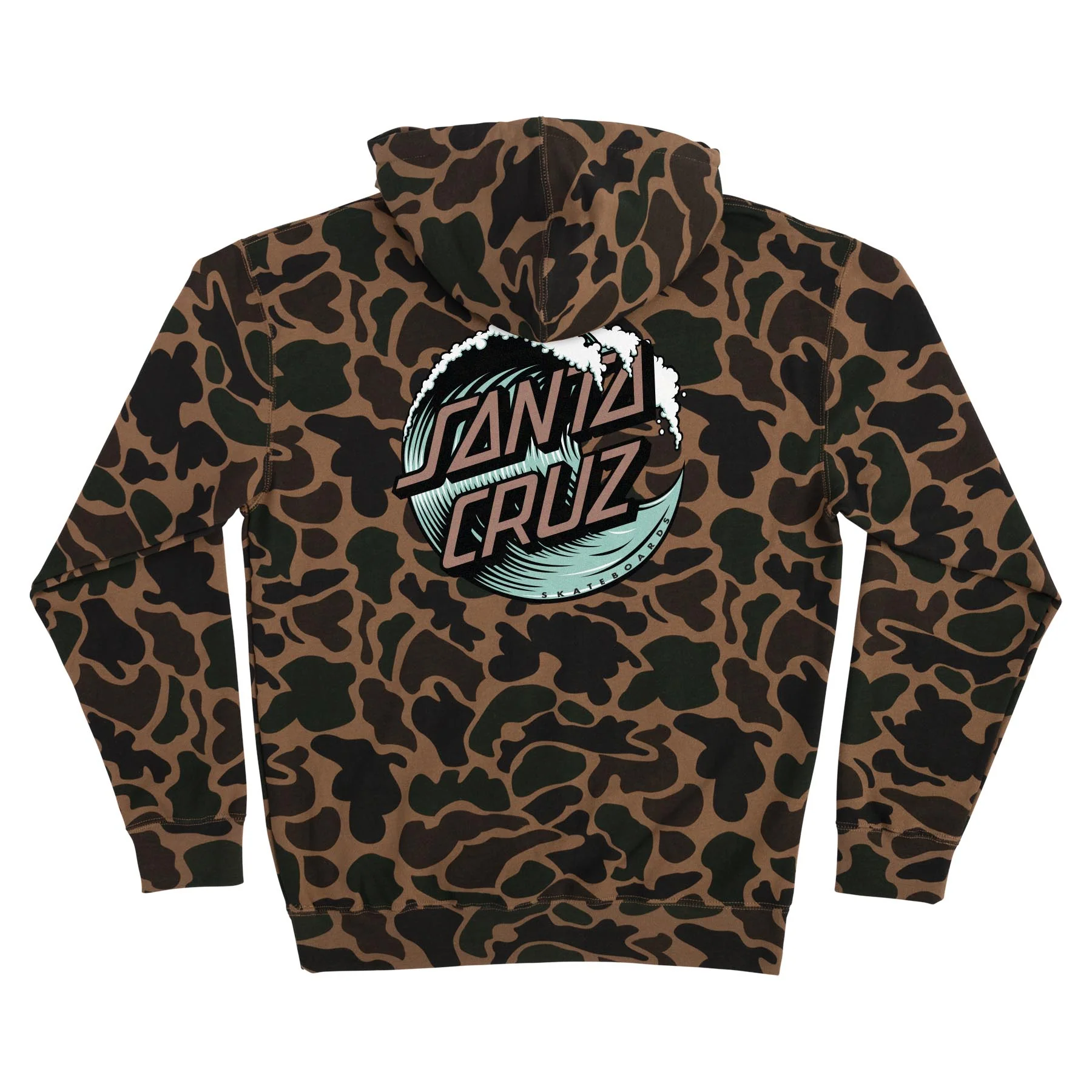 Wave Dot Mens Santa Cruz Hoodie - Image 10