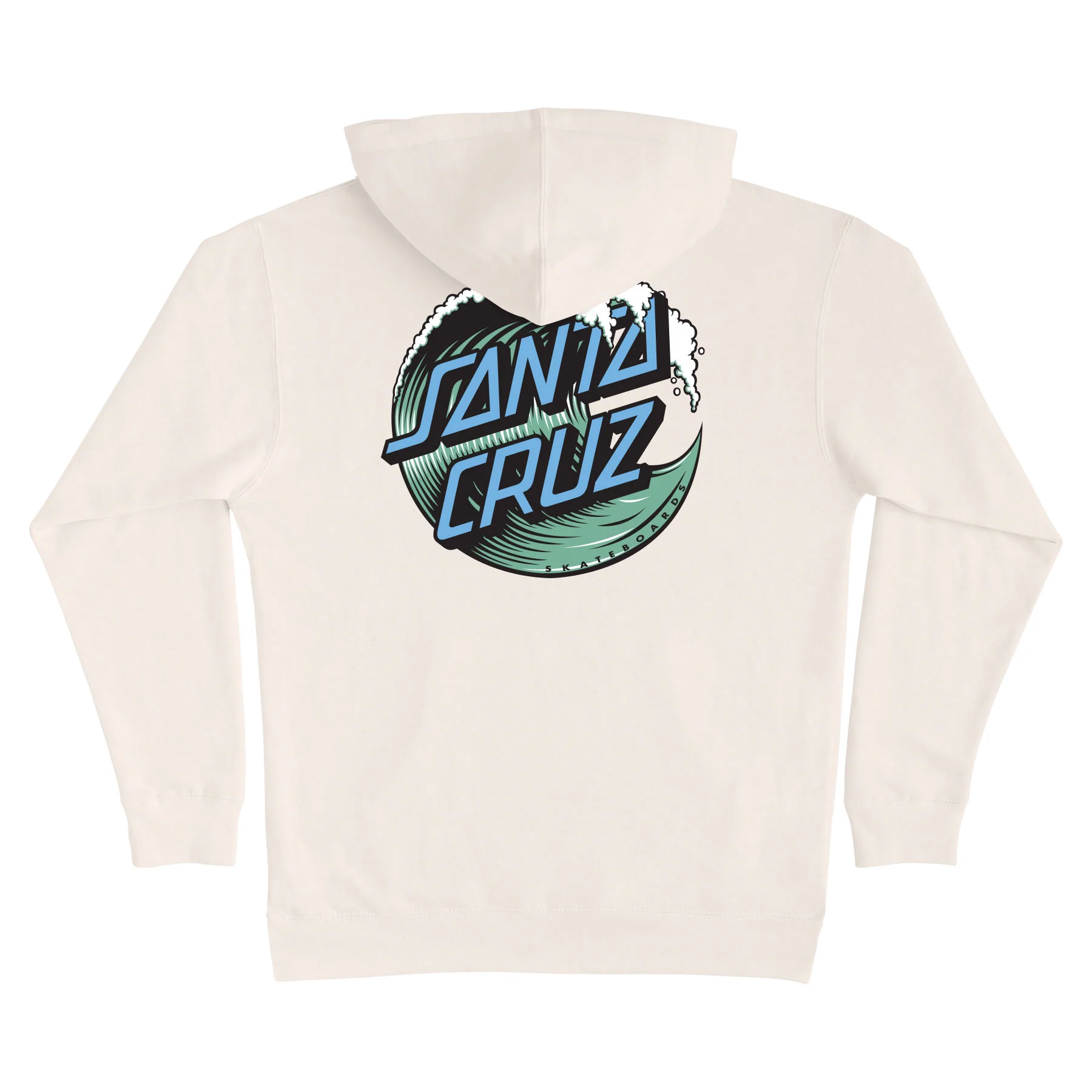 Wave Dot Mens Santa Cruz Hoodie - Image 16