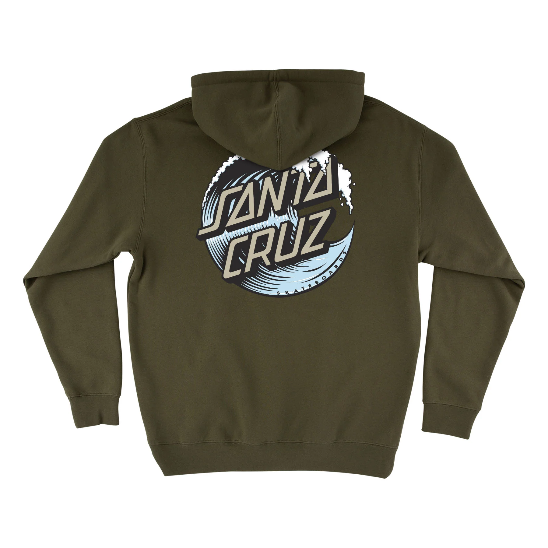 Wave Dot Mens Santa Cruz Hoodie - Image 18