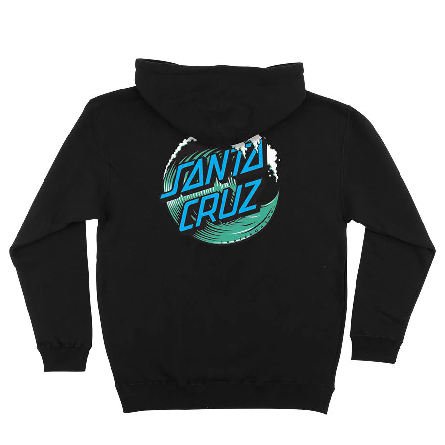 Wave Dot Mens Santa Cruz Hoodie - Image 22