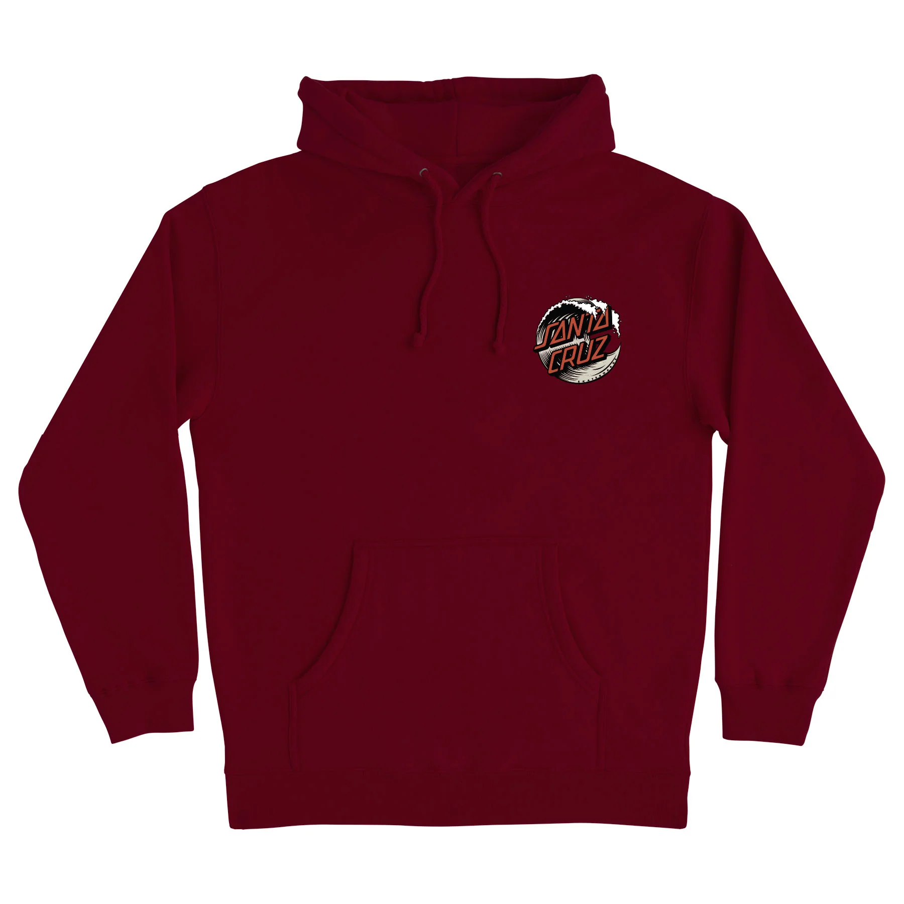 Wave Dot Mens Santa Cruz Hoodie - Image 4