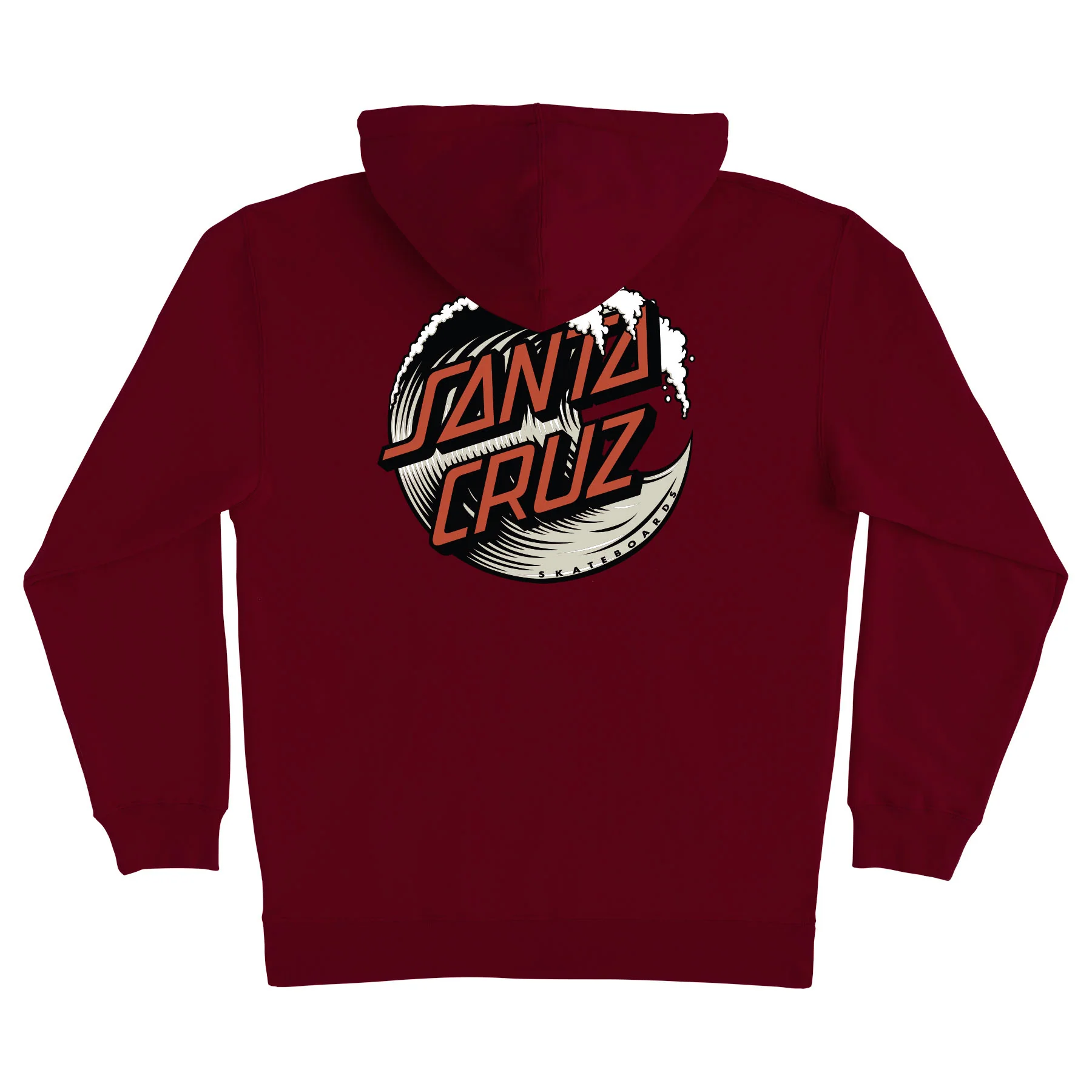 Wave Dot Mens Santa Cruz Hoodie - Image 5