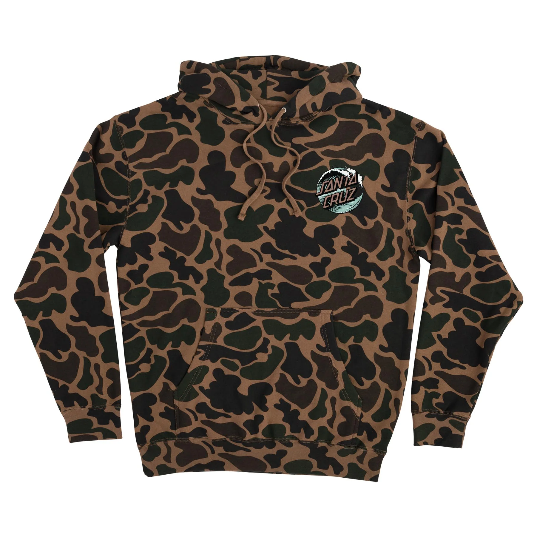 Wave Dot Mens Santa Cruz Hoodie - Image 9