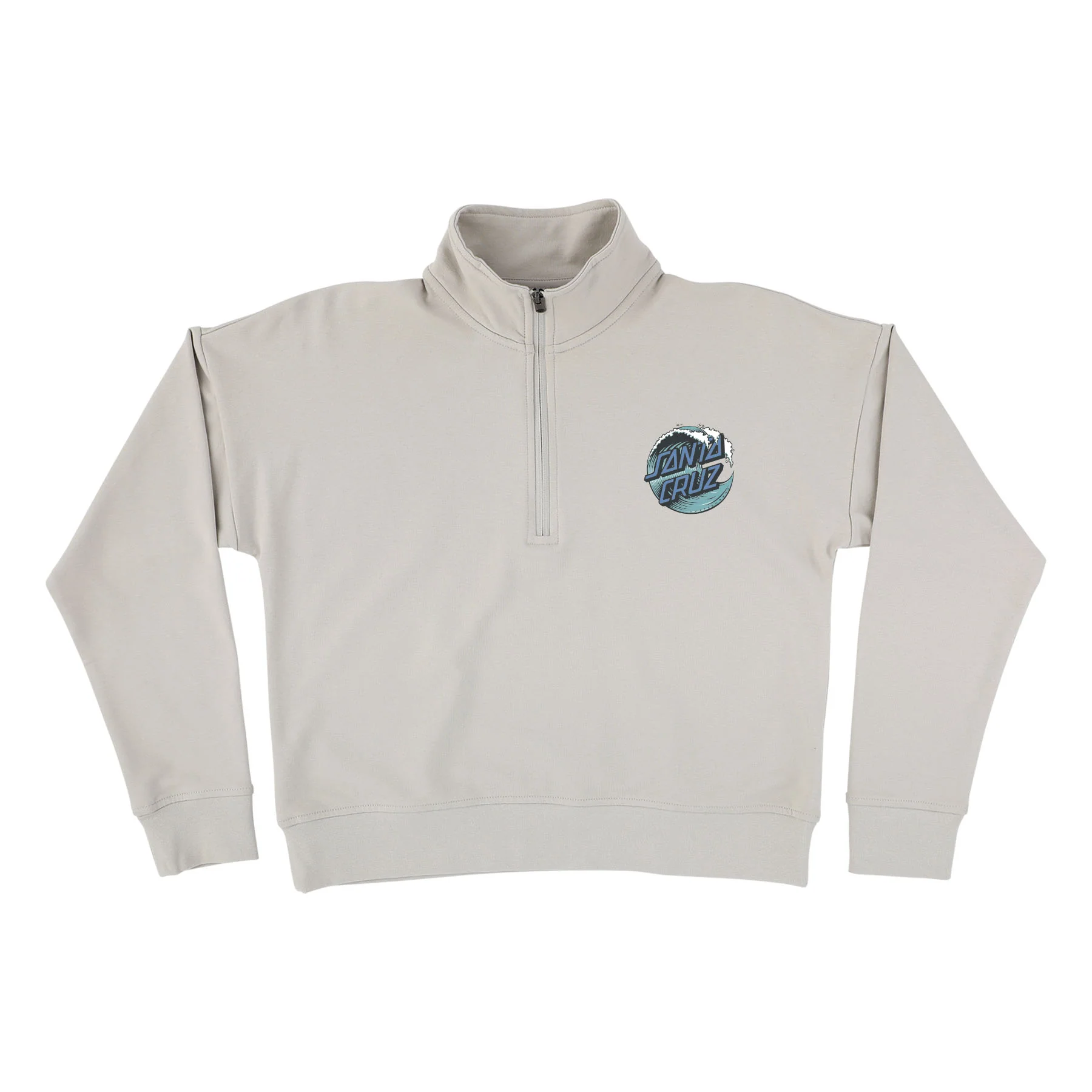 Wave Dot 1/2 Zip Womens Santa Cruz Jacket