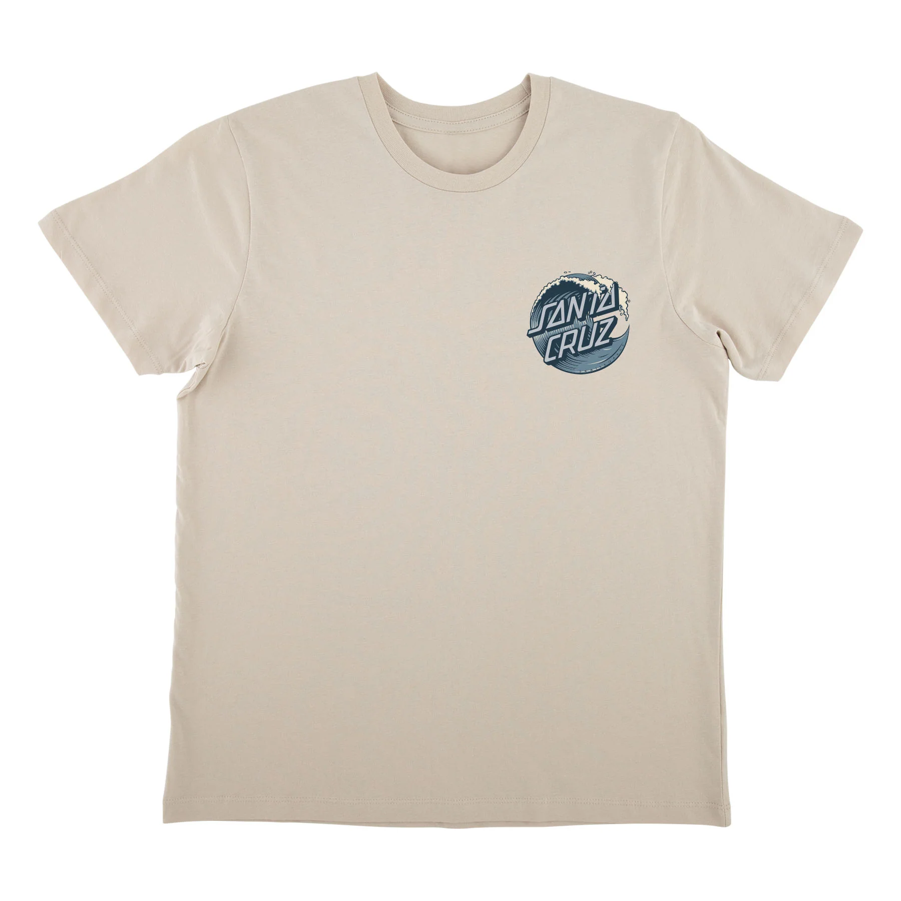 Wave Dot Lightweight Womens Santa Cruz T-Shirt - Image 3