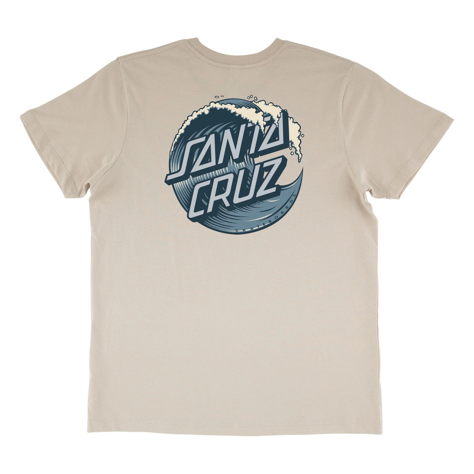 Wave Dot Lightweight Womens Santa Cruz T-Shirt - Image 4