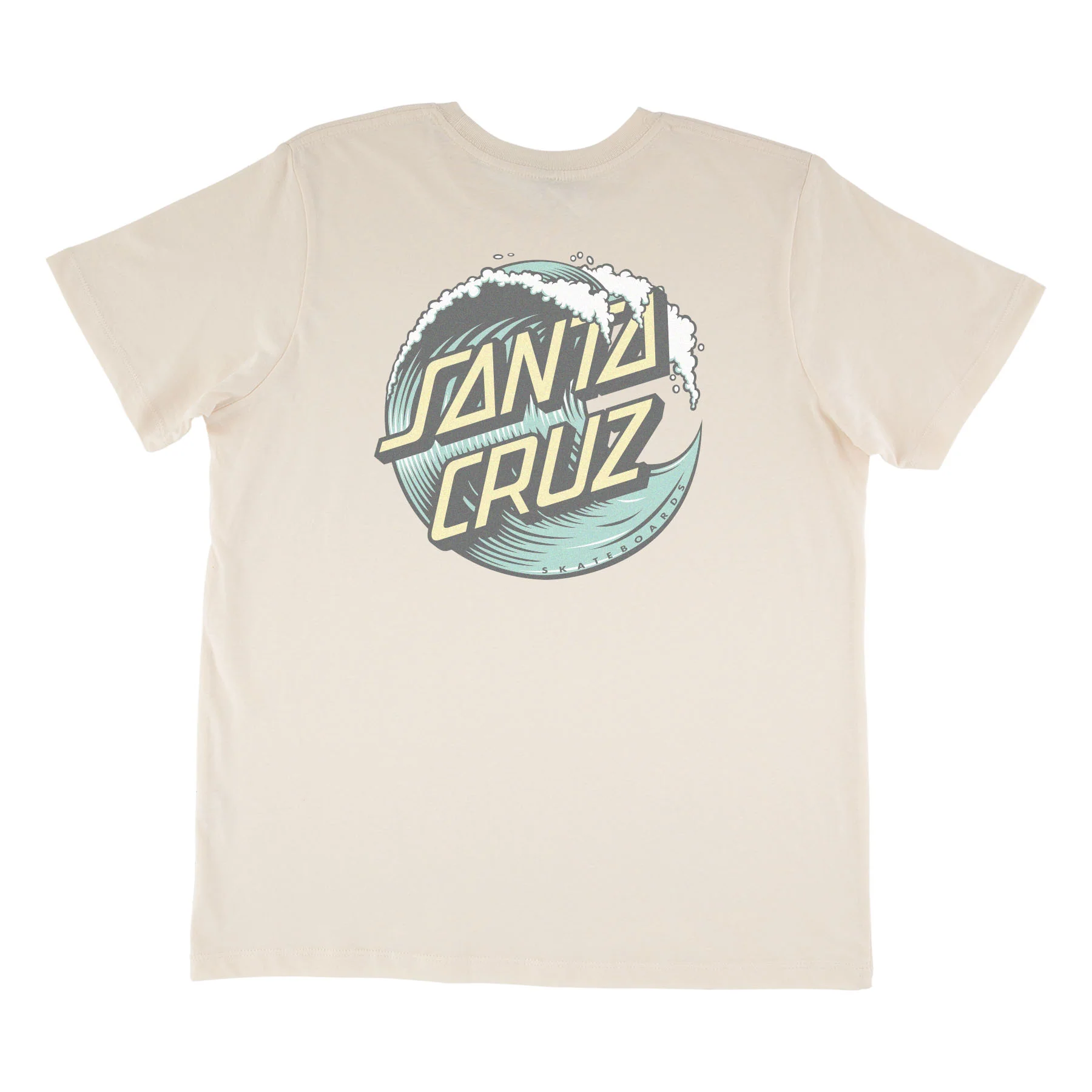 Wave Dot Lightweight Womens Santa Cruz T-Shirt - Image 8