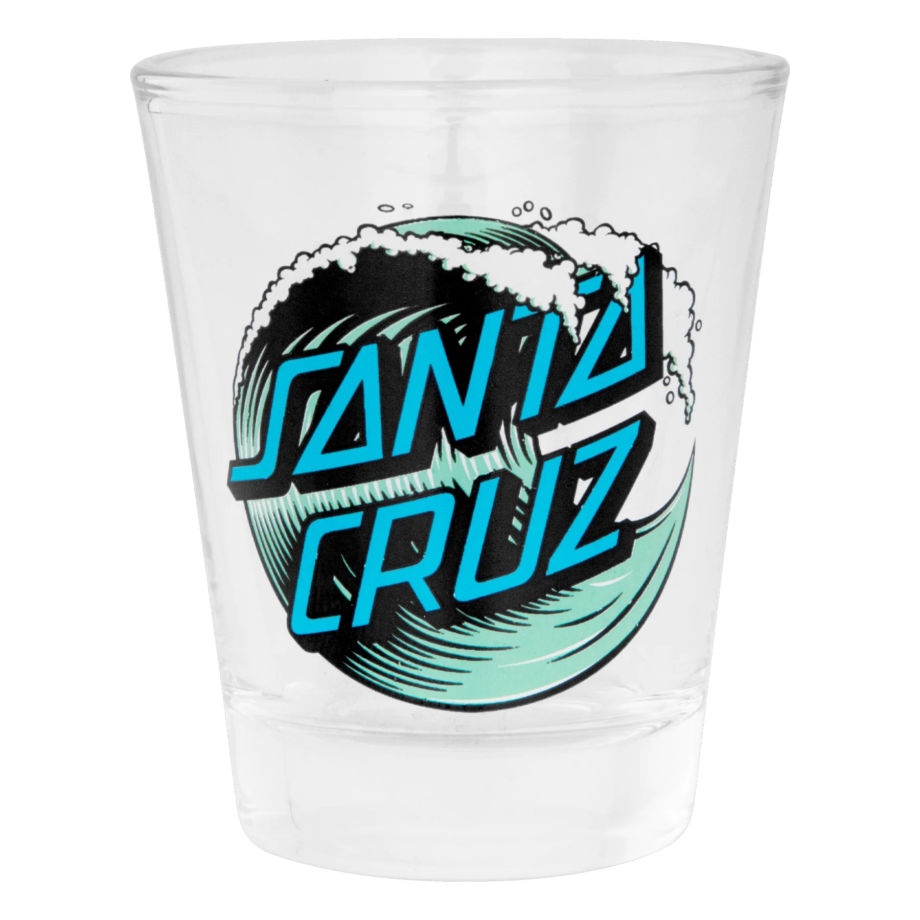 Wave Dot 2oz Santa Cruz Shot Glass