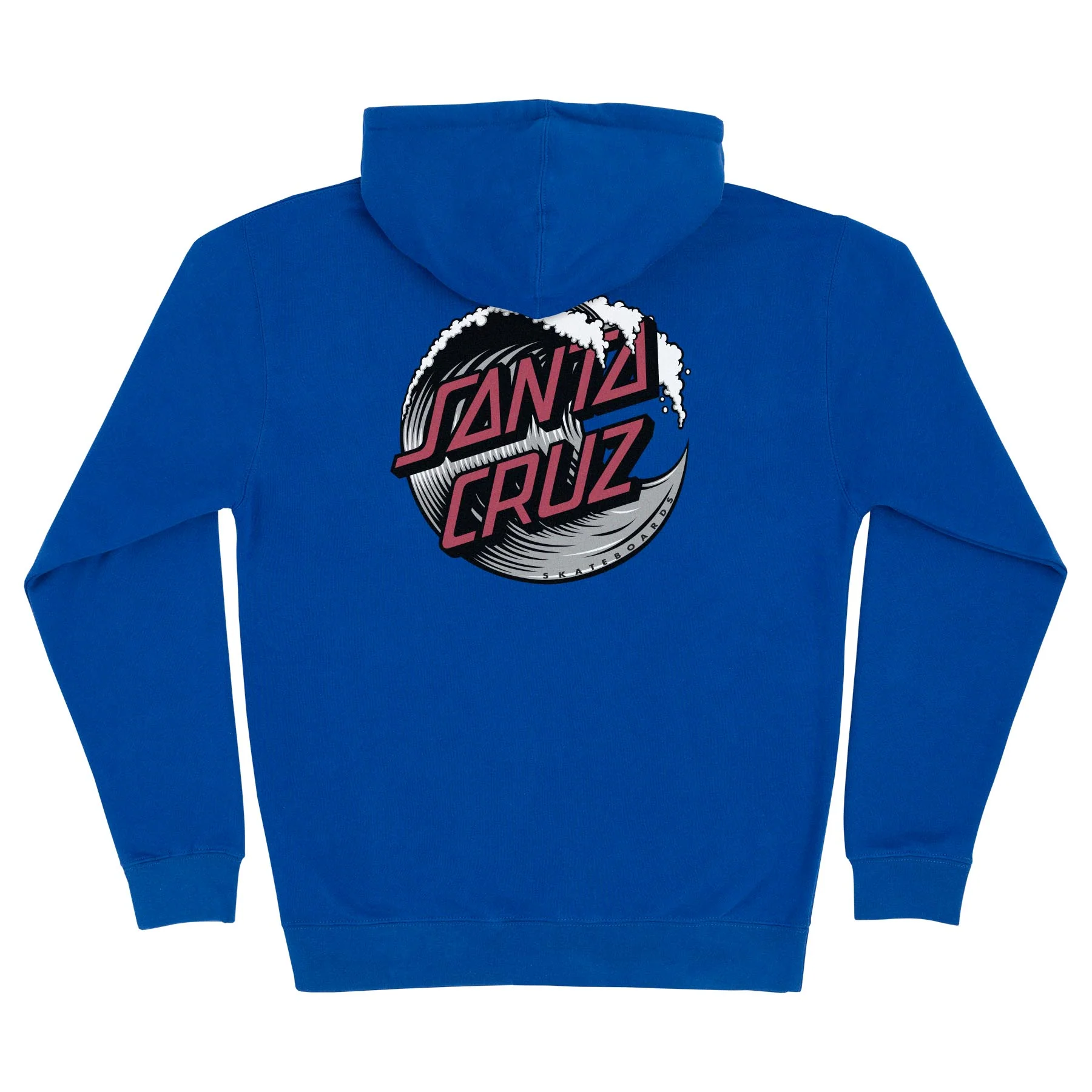 Wave Dot Mens Santa Cruz Zip Hoodie - Image 5