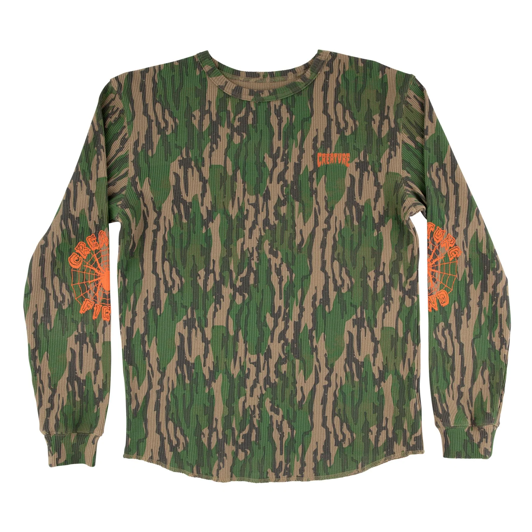 Web Waffle Thermal Mens Creature Longsleeve T-Shirt