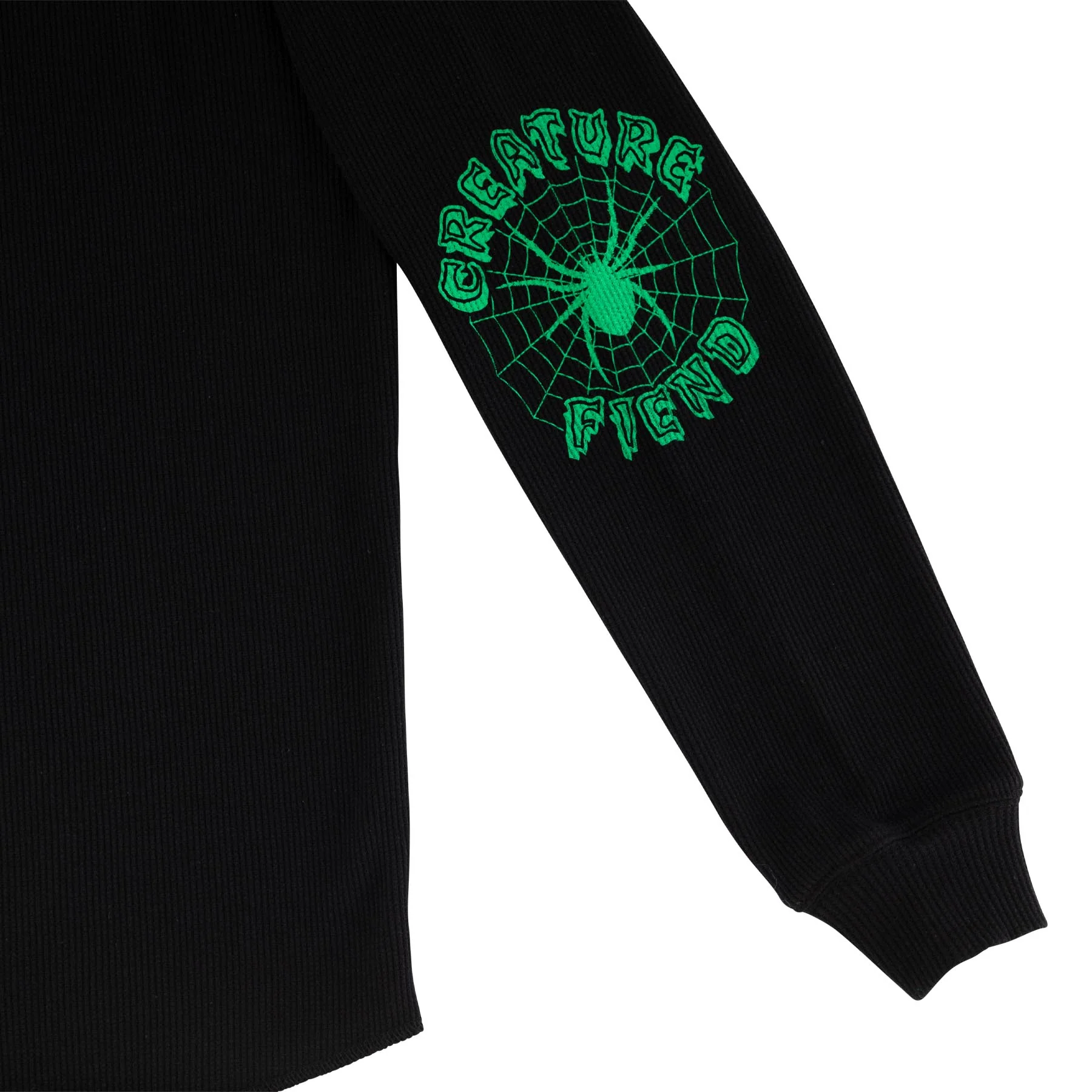 Web Waffle Thermal Mens Creature Longsleeve T-Shirt - Image 8
