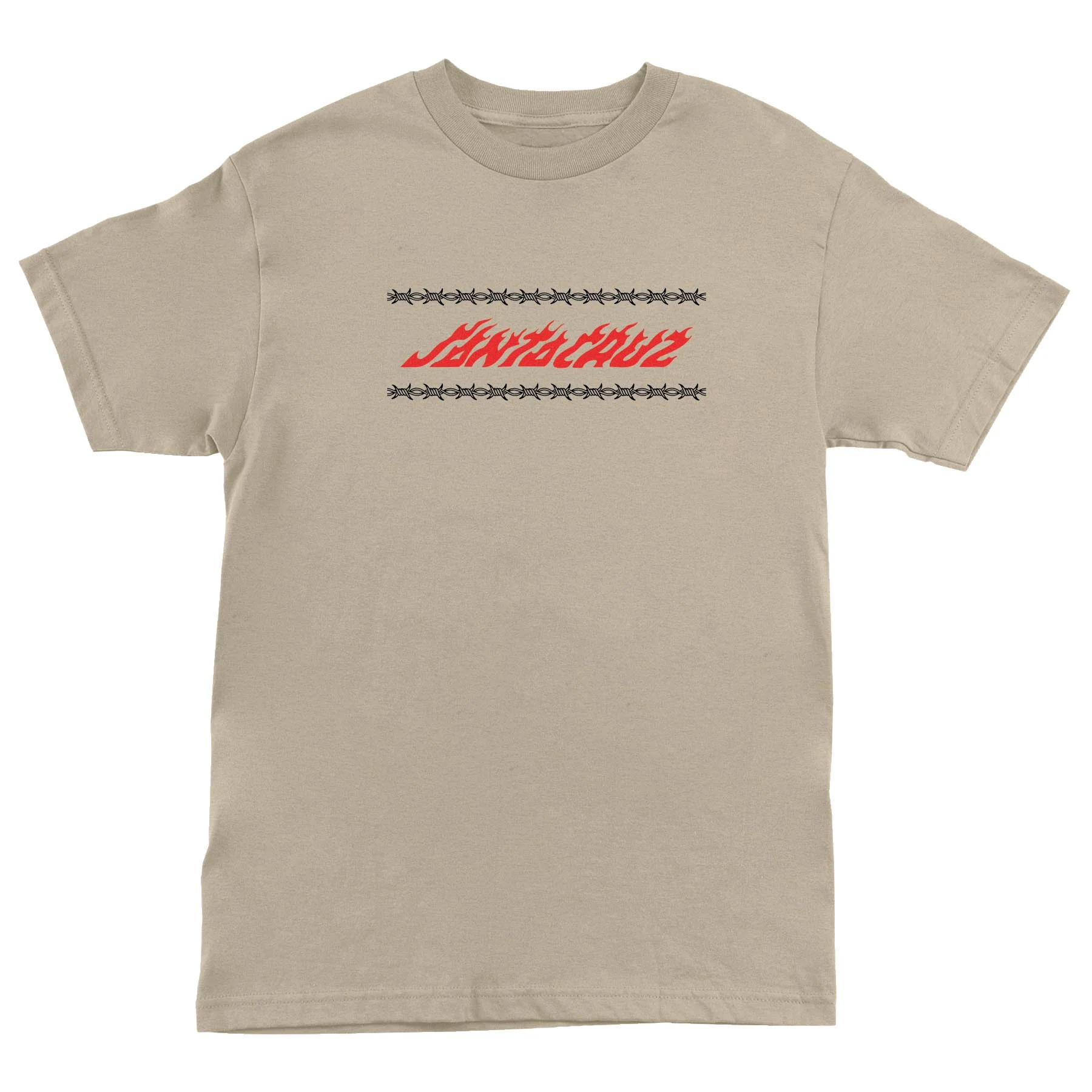 Wired Flame Dot Crackle Mens Santa Cruz T-Shirt - Image 3
