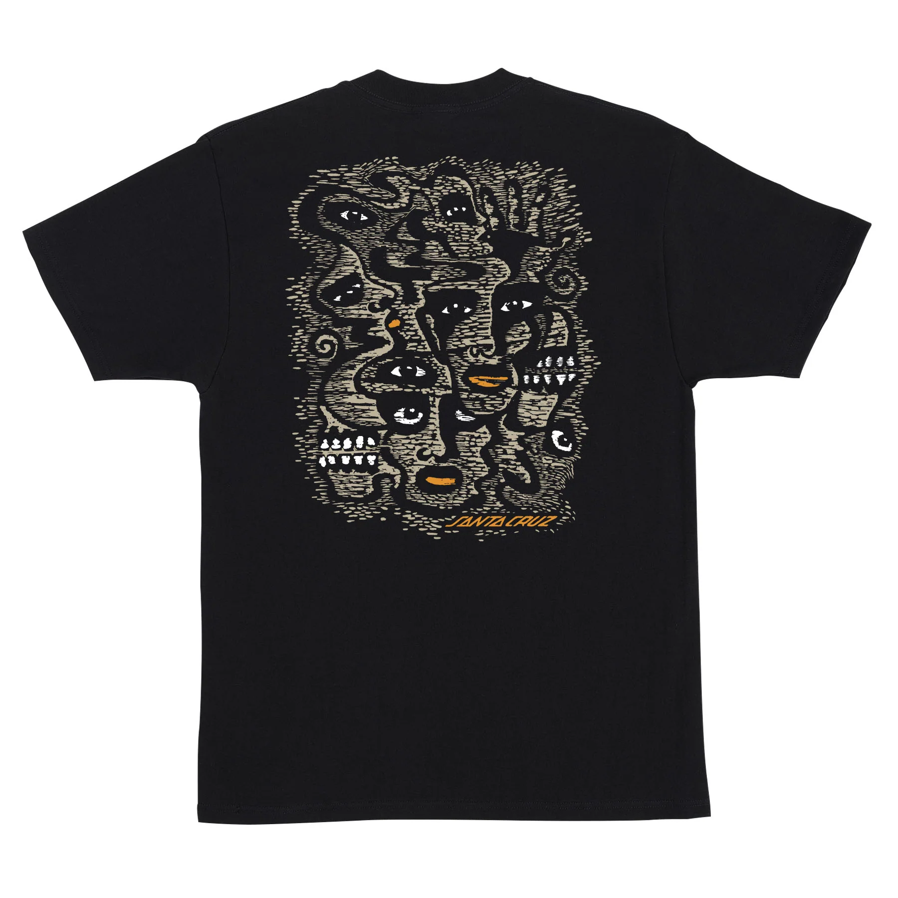 Wood Cut Mens Santa Cruz T-Shirt - Image 2